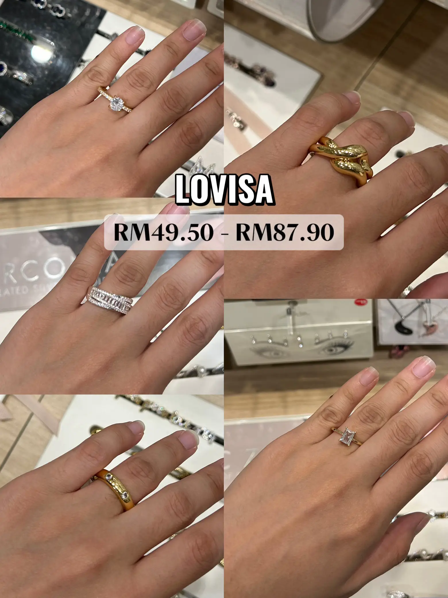 AFFORDABLE EVERYDAY RINGS FROM LOVISA! 💍✨