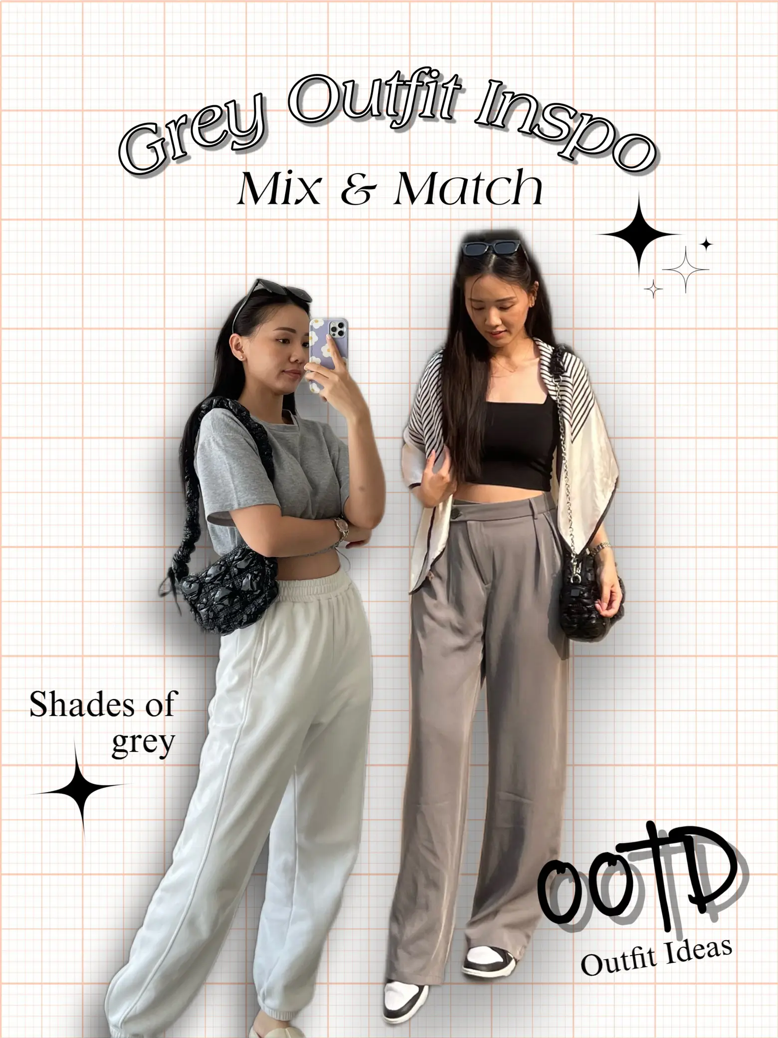 Grey outfit inspo! Mix & match 🥰 | Gallery posted by Pujiiii | Lemon8