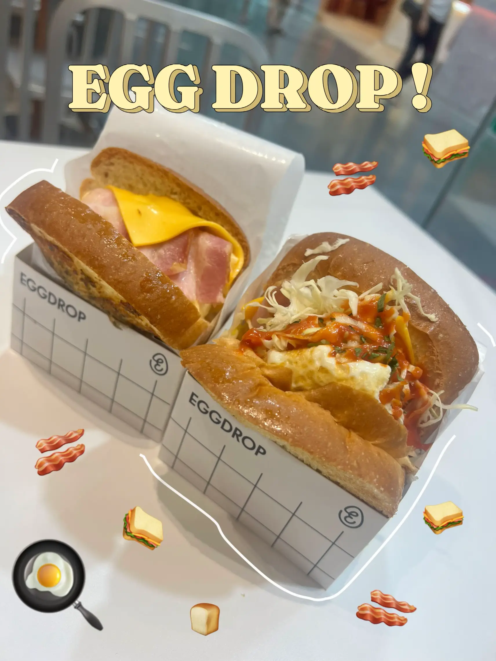 Korean Egg Drop Sandwich - Breakfast Egg Sandwich - Drive Me Hungry