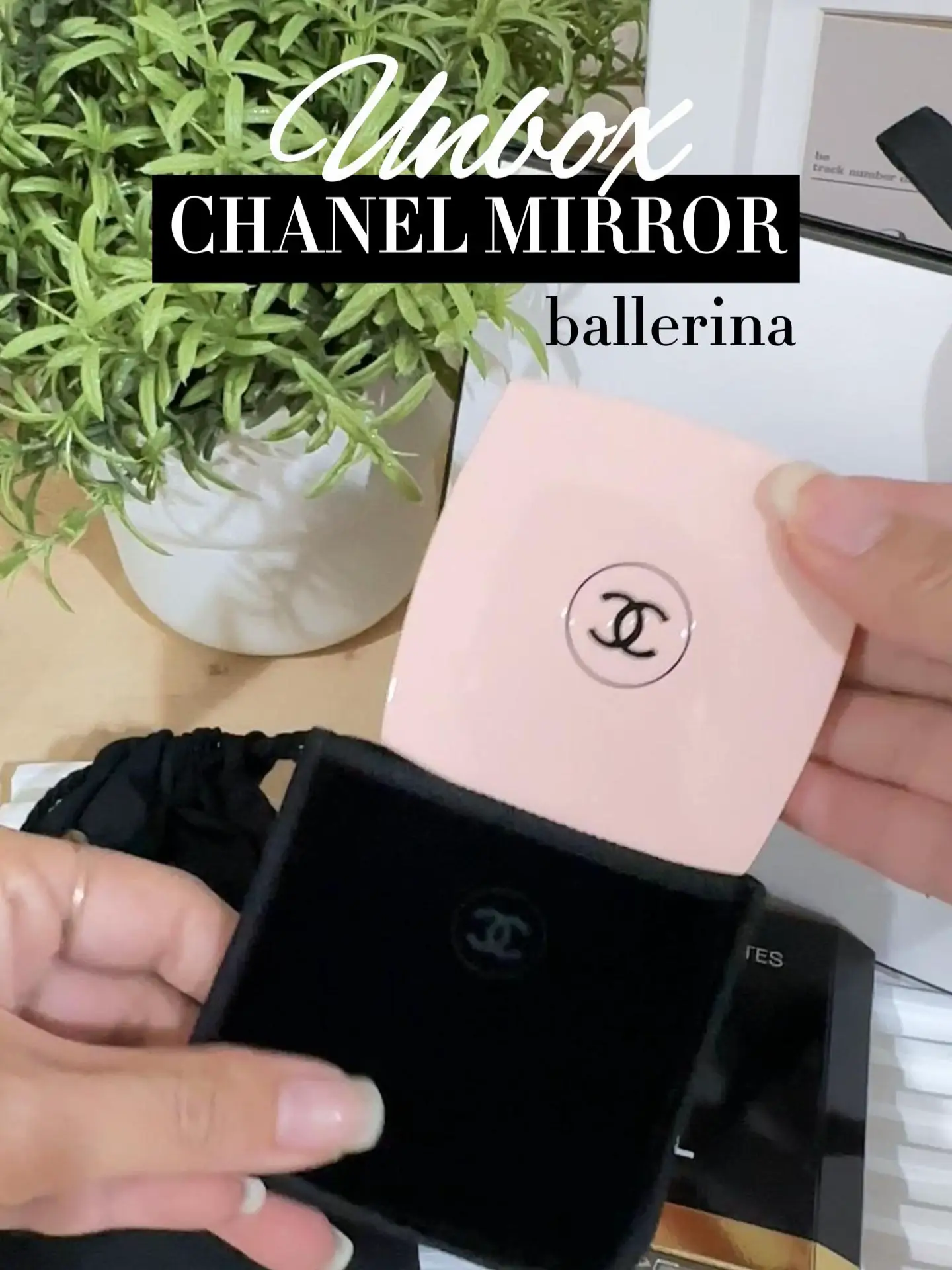 Take unbox mirror Chanel color baby you heart