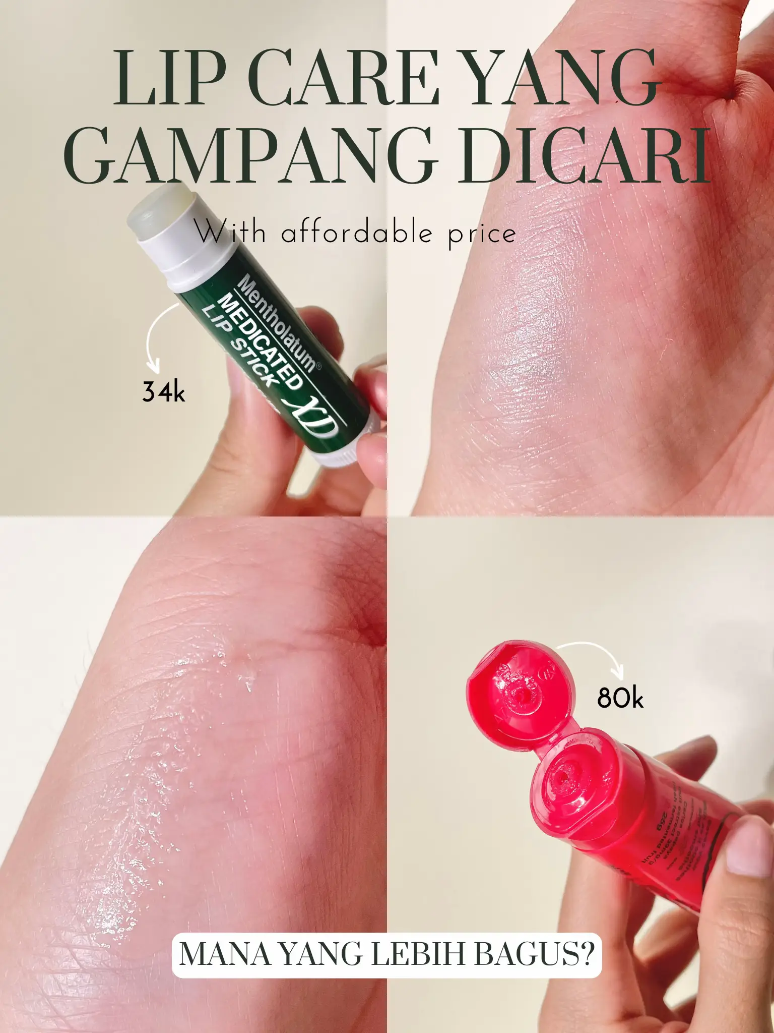 Lip care yang gampang dicari (affordable price!) 😘 | Gallery