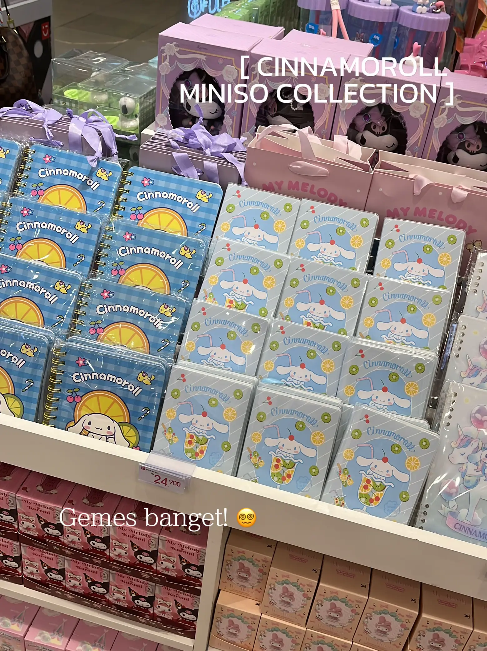 Little trip to @miniso.official 🎀🩵 Has got to be the cutest