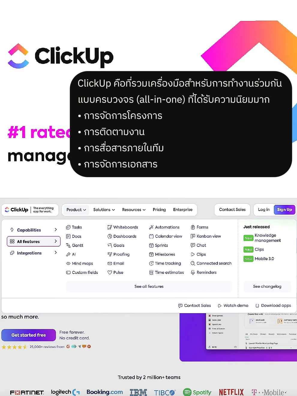 Click Up💻📑 App ที่จะทำให้เราจัดการงานเร็ว | แกลเลอรีที่โพสต์โดย Faearn ...