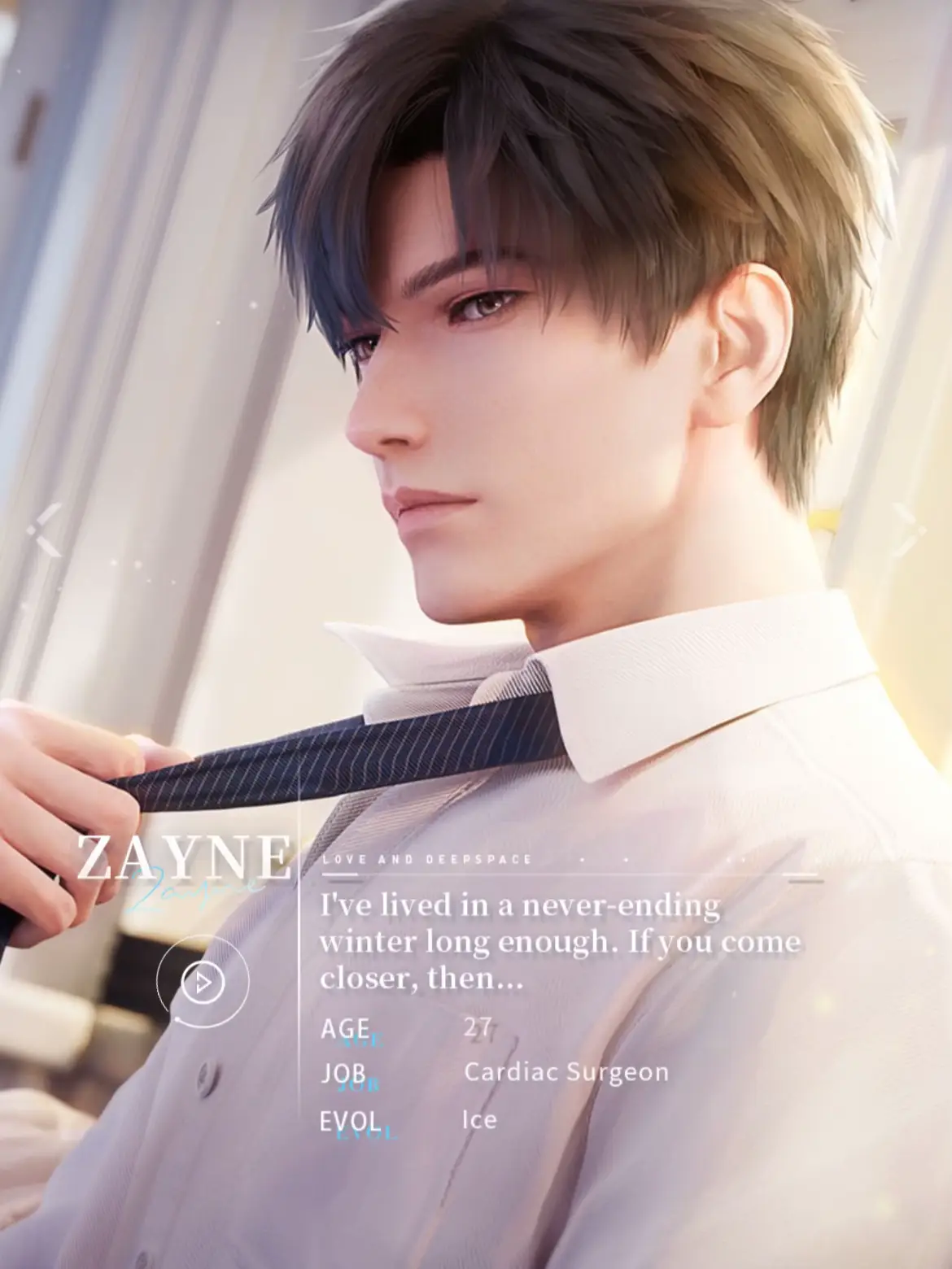 เกมจีบหนุ่ม 3D Love and Deepspace เซิร์ฟอินเตอร์ ! แกลเลอรีที่โพสต์โดย Ikémen fangirl Lemon8