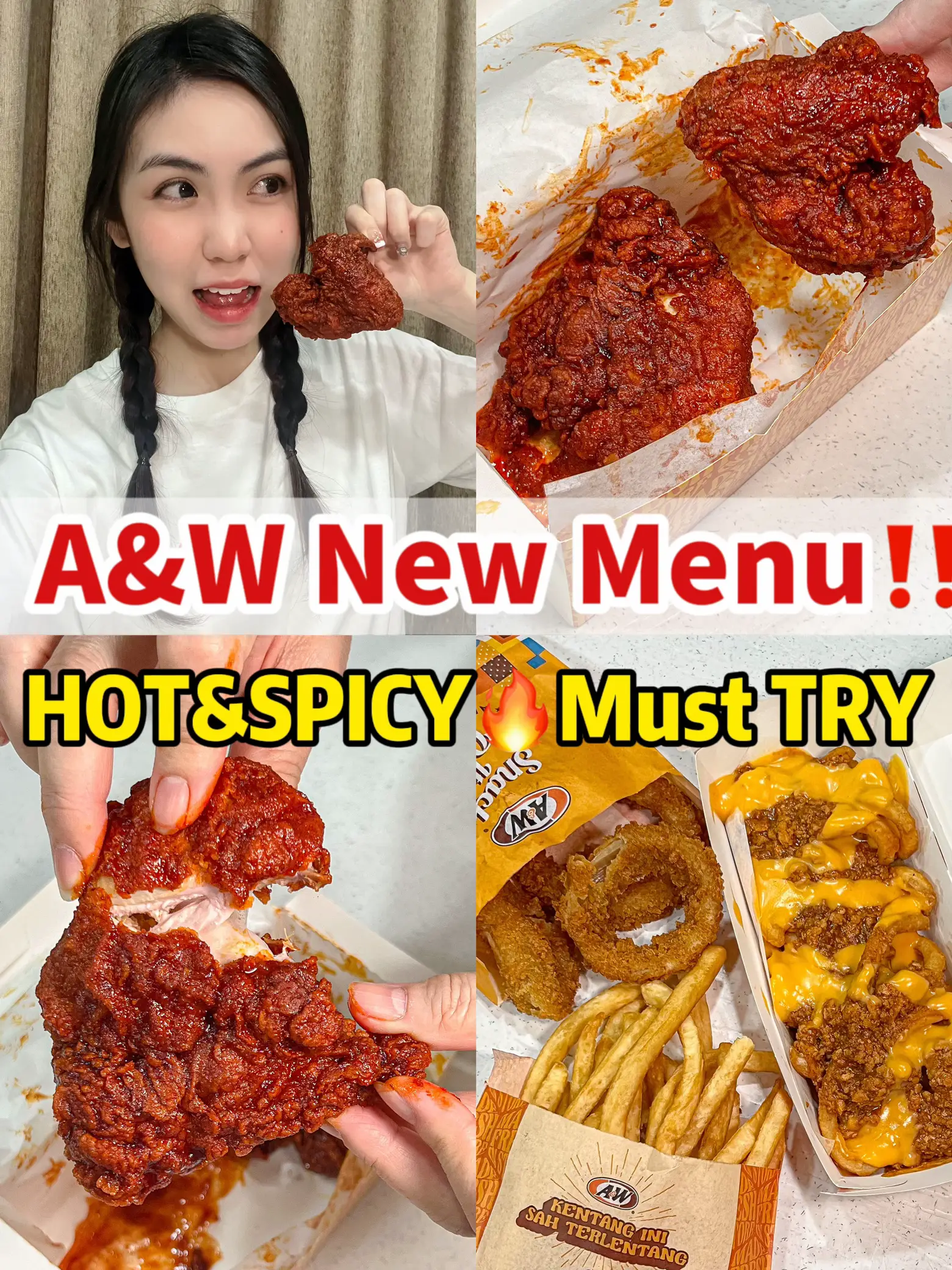 🇲🇾SPICY LOVERS‼️MUST TRY A&W new MENU🔥🤤 | Gallery posted by Zi Yee🌷 |  Lemon8