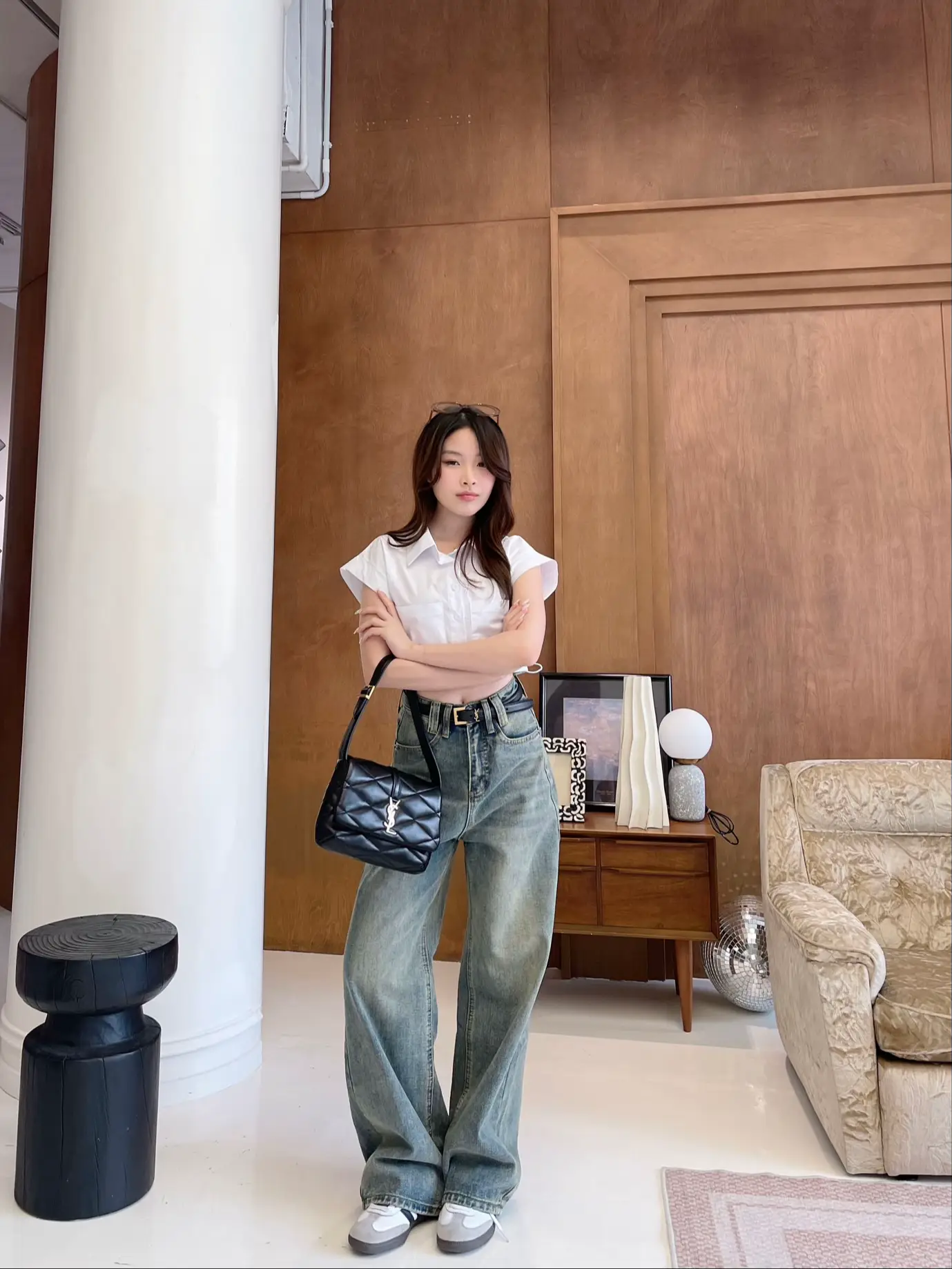 ˚ ༘ * Outfit of the day 🤍🧵🕰️ | แกลเลอรีที่โพสต์โดย Riley.apparels | Lemon8