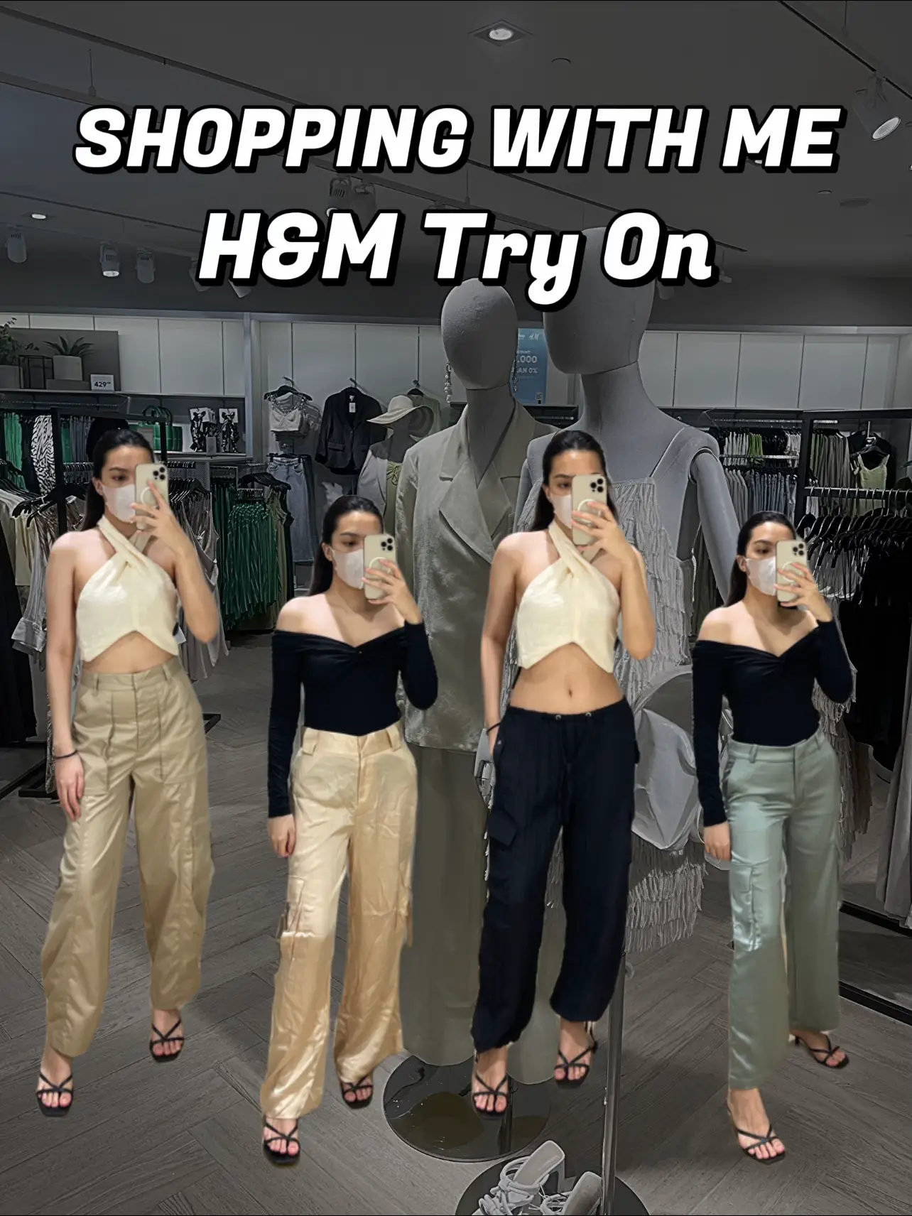 What's good at H&M ⁉️ | Fitting room Try-on | Video published by Kanasya R  | Lemon8