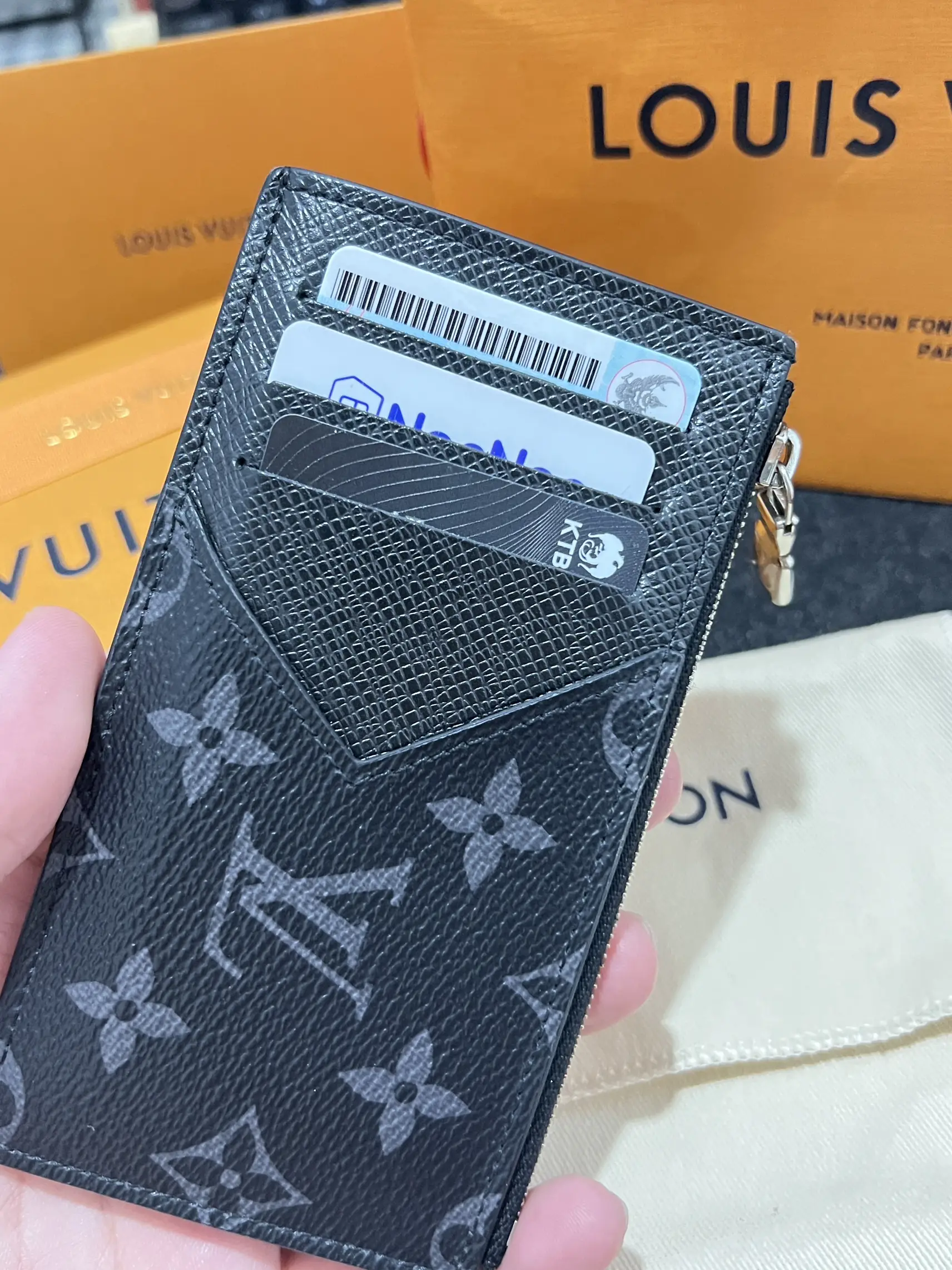 Easy DIY Louis Vuitton Coin Card Holder