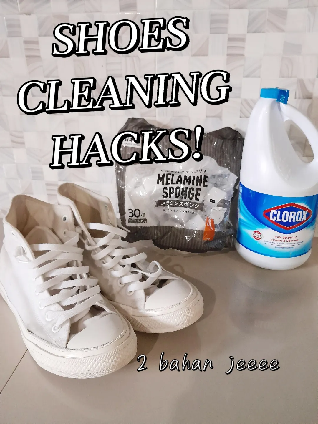 White shoes cleaning hacks hotsell