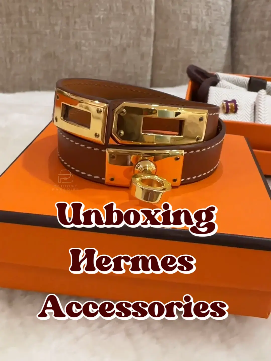 Hermes Constance Buckle and Belt - Unboxing 