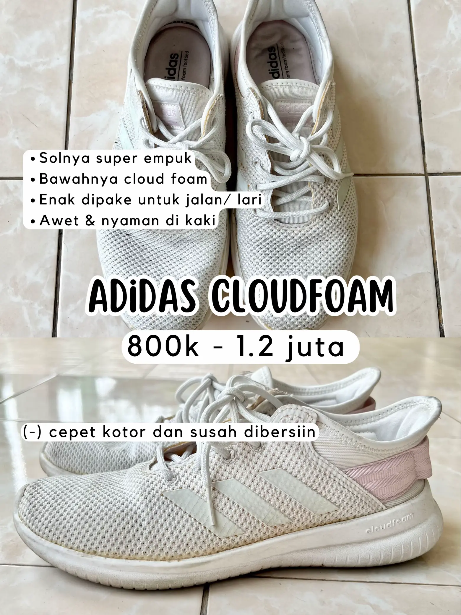 Adidas hotsell cloudfoam kaki