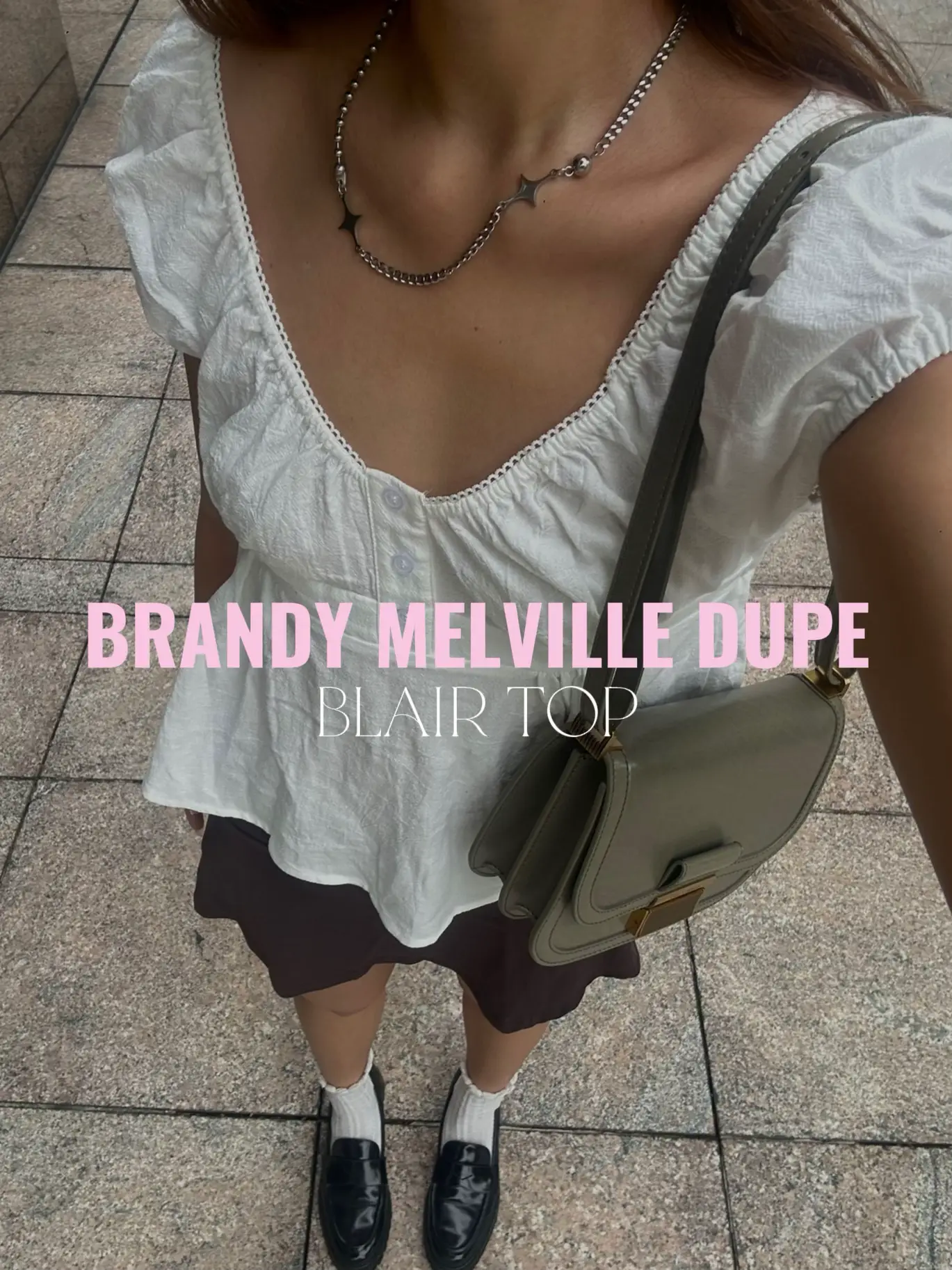 Brandy Melville beige Blair floral dress