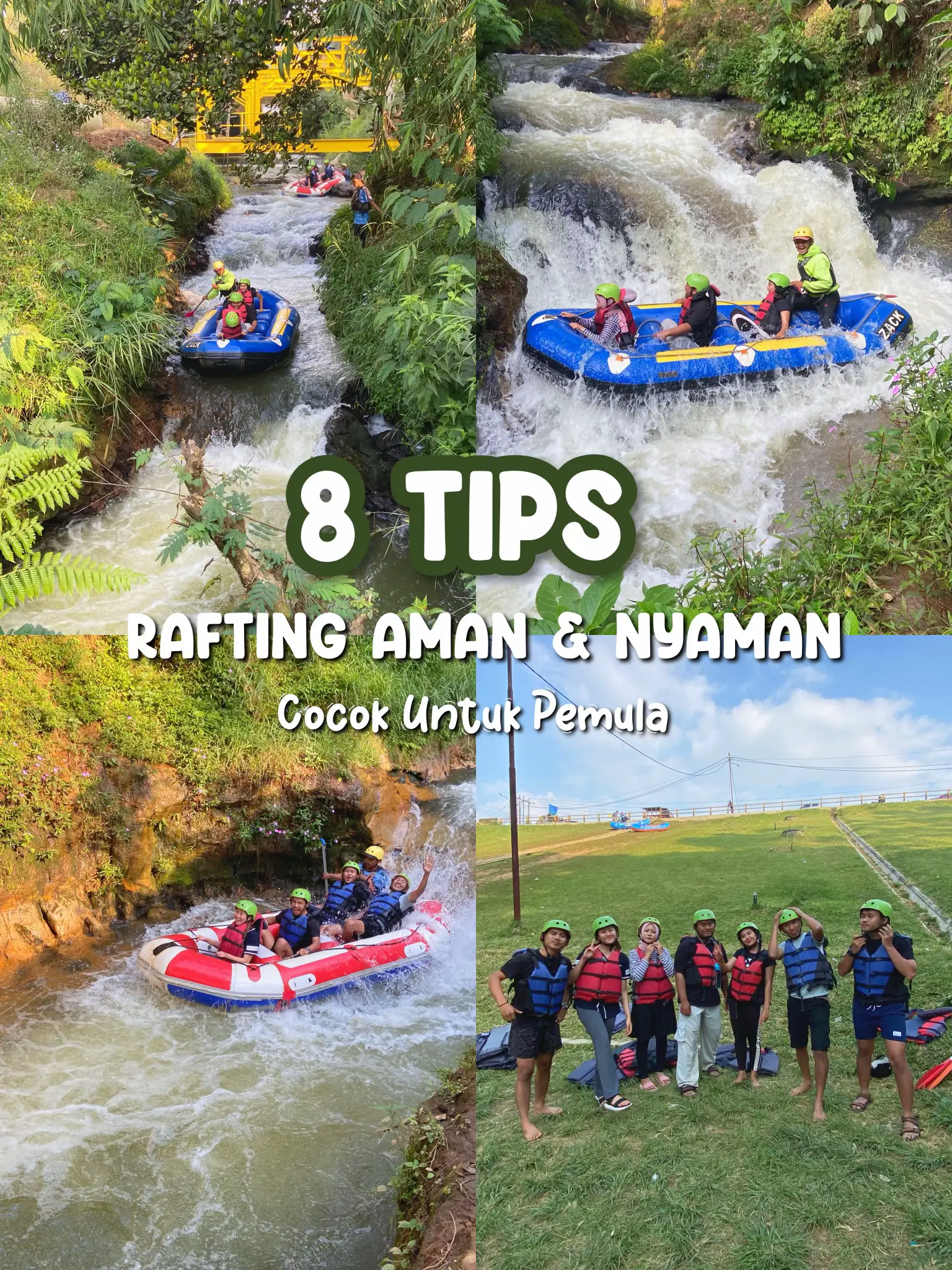 8 TIPS RAFTING UNTUK PEMULA Galeri diposting oleh Diyah Utami Lemon8