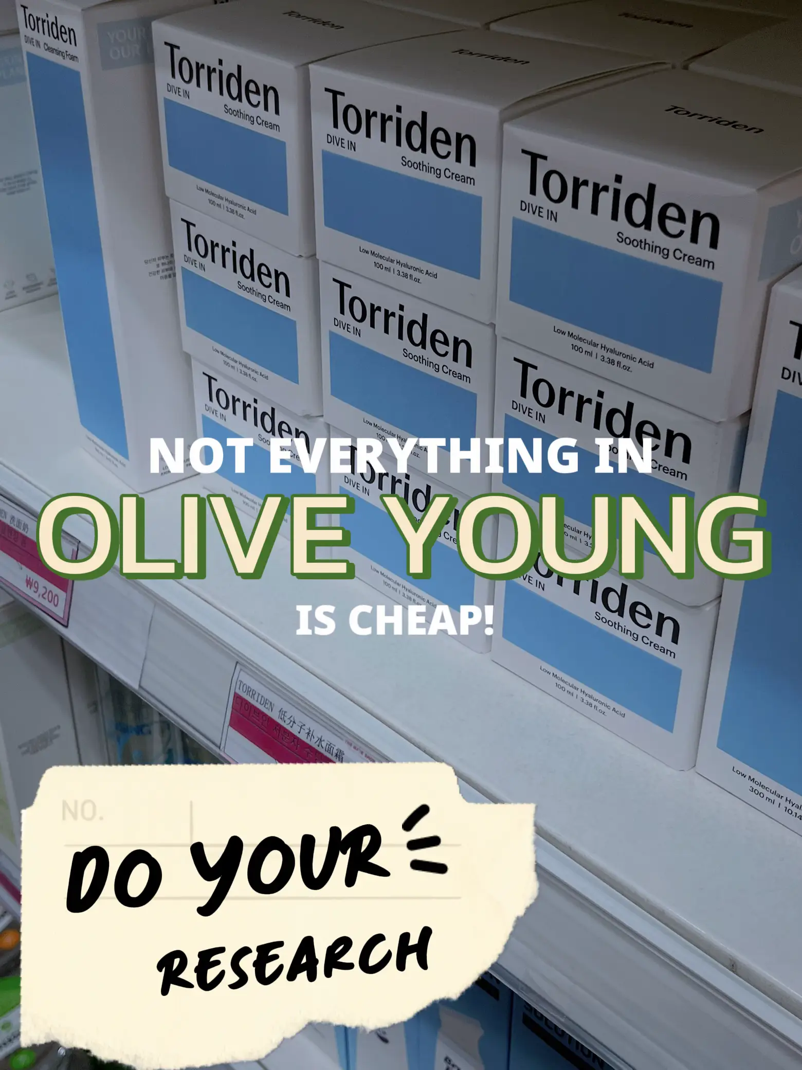 OLIVE YOUNG IS NOT THE CHEAPEST's images(0)