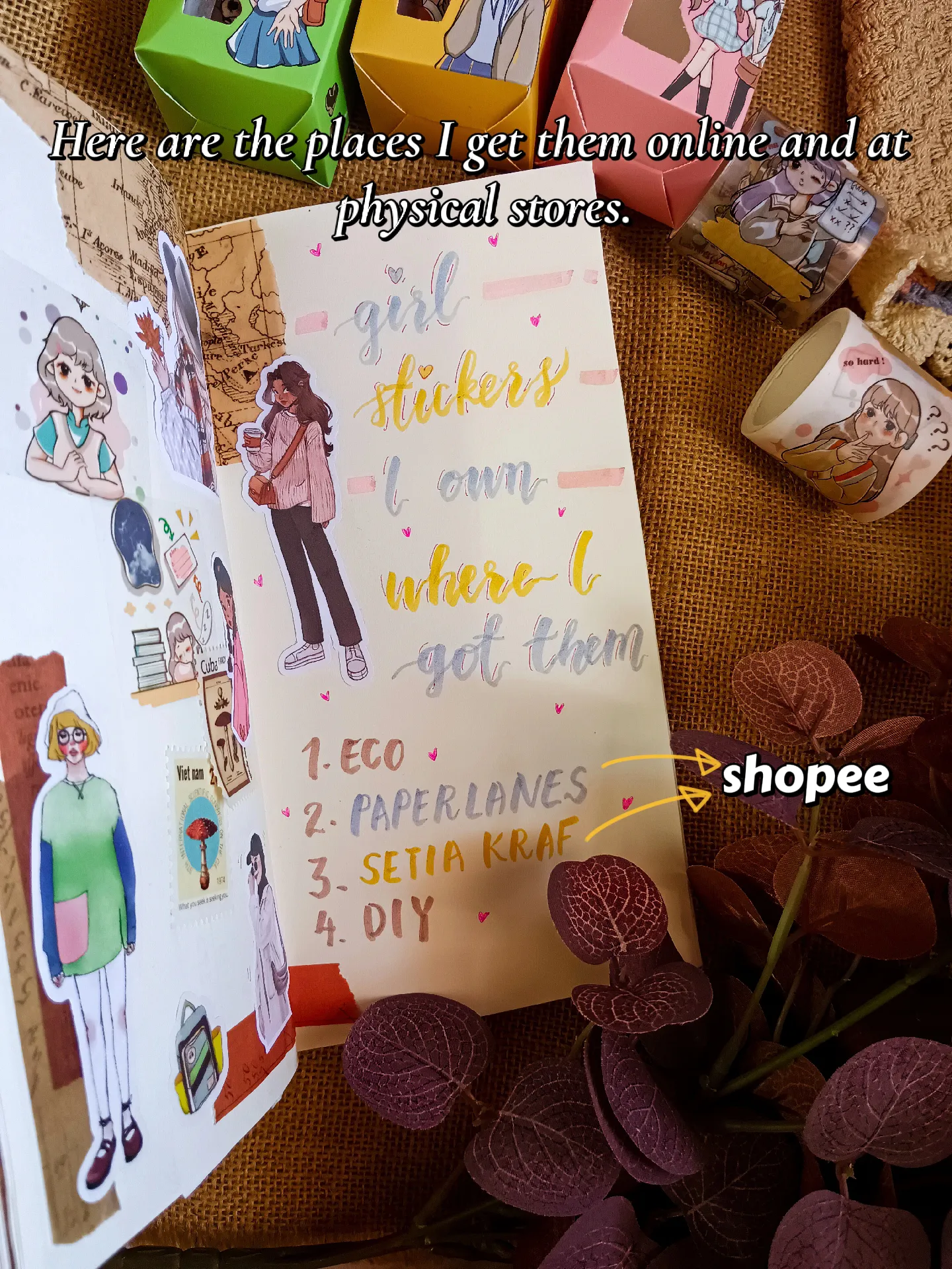 Where do I Get My Girl Stickers Collection?, Galeri disiarkan oleh  endlesschapters