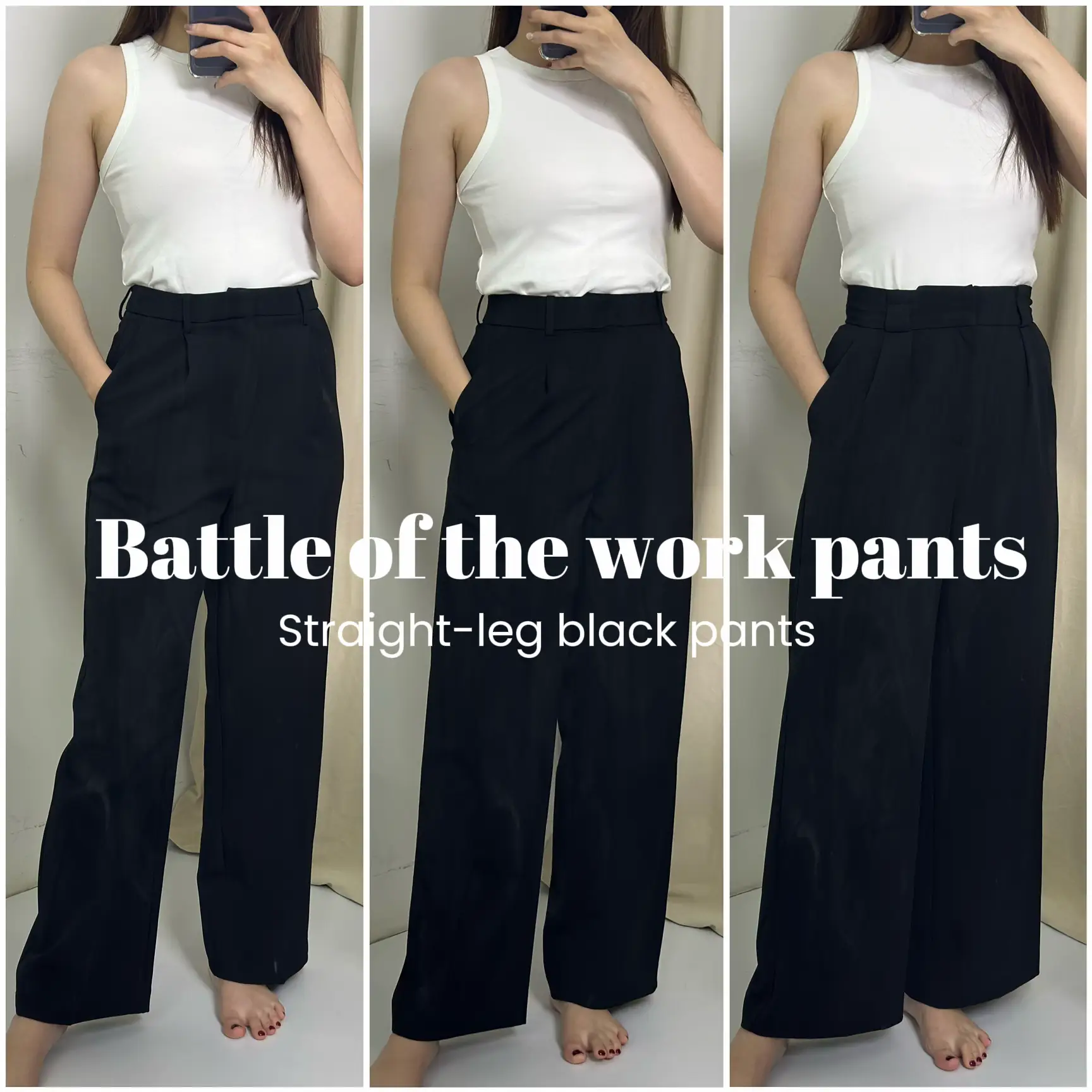 WOMEN vs MEN's pleated pants from uniqlo 👀, Gallery posted by cloudcalm