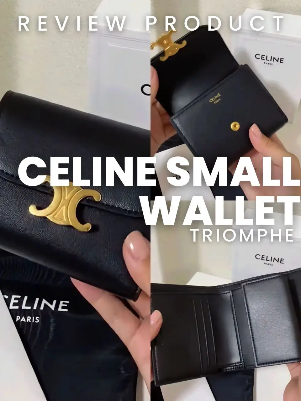 Review celine small wallet triomphe!, Gallery posted by @raamlpppp