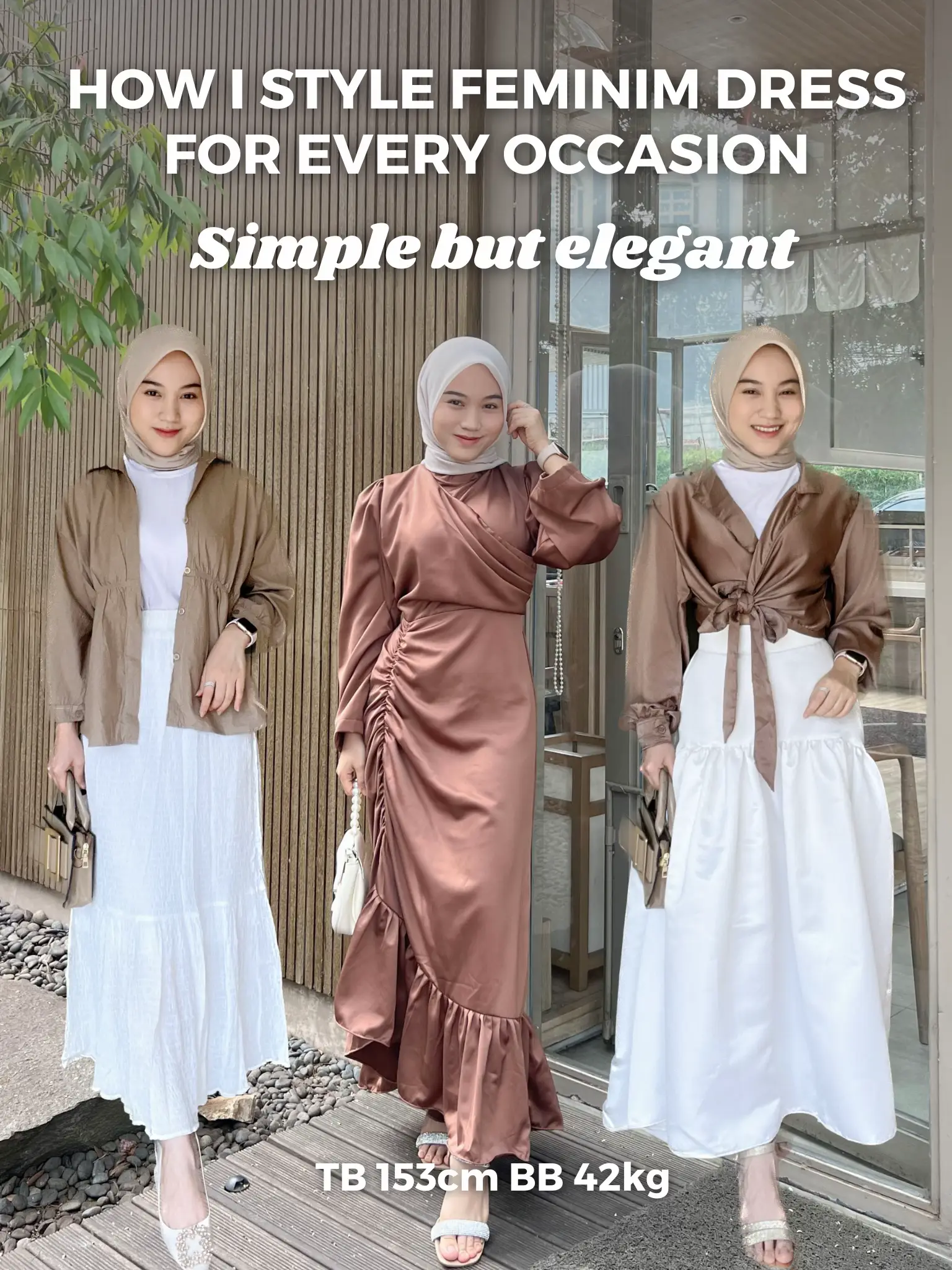 STYLING DRESS AGAR TERLIHAT ELEGANT & MEWAH | Zhrhumairaが投稿した  