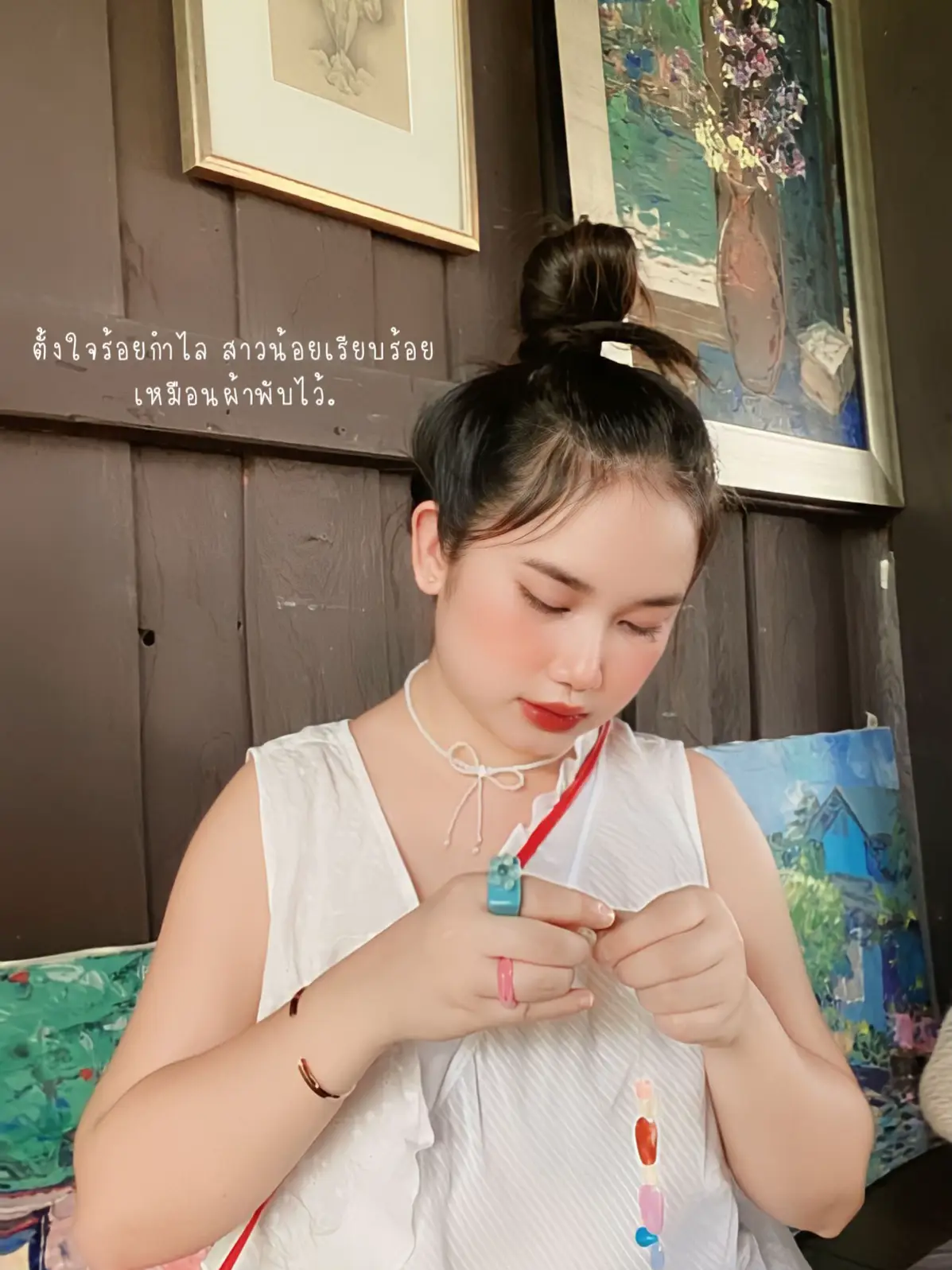 Artist's House, Bang Luang 🎨 Canal, Bang Photo Corner. People with