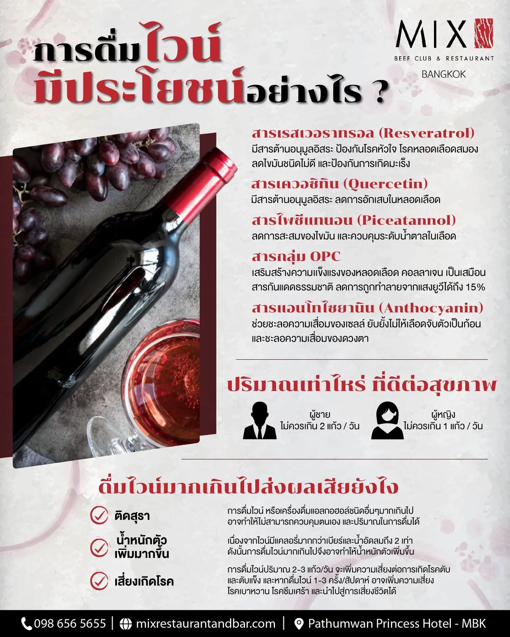 Wine Everyday 👉 การดื่มไวน์มีประโยชน์อย่างไร | แกลเลอรีที่โพสต์โดย ♾ ...