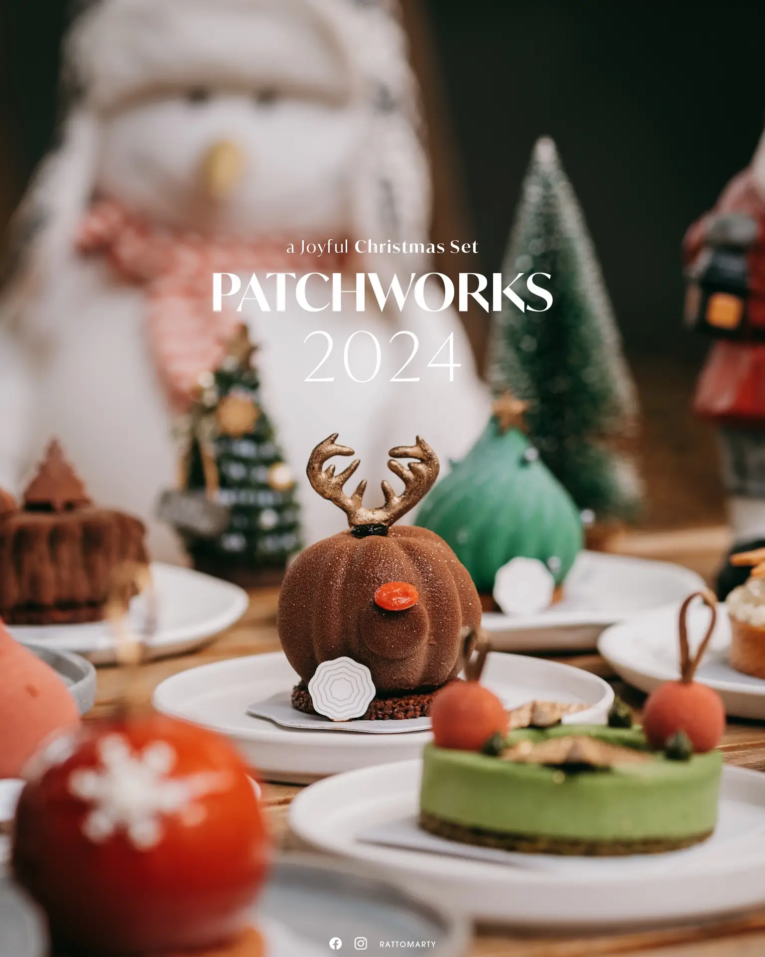 PATCHWORKS เค้กคริสต์มาส A Joyful Christmas Set 2024 แกลเลอรีที่โพสต์