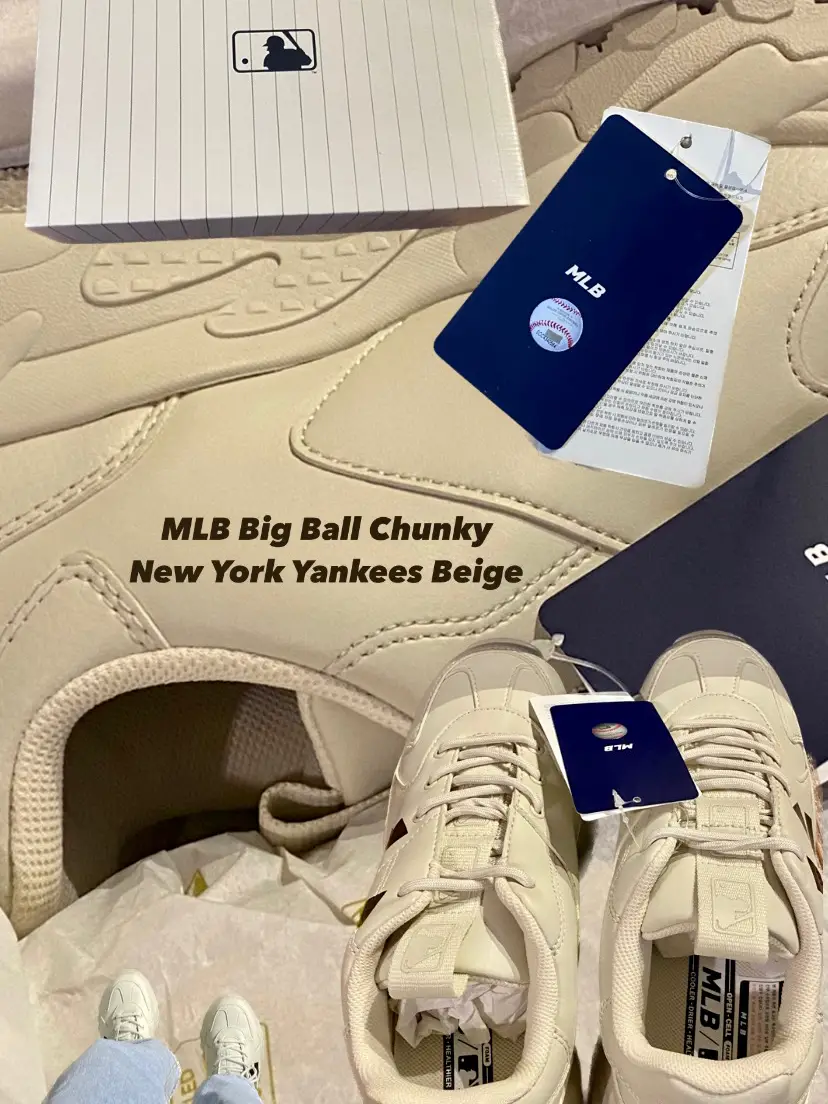 MLB x New York Yankees Baseball Big Ball Chunky A Shoe Fashion Sneakers