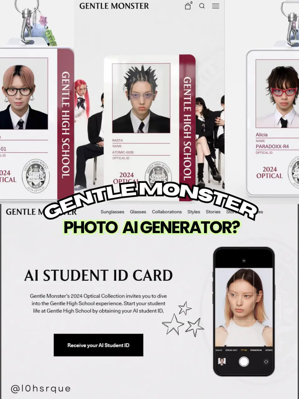 have u tried the GENTLE MONSTER's AI Photo generat | Gallery