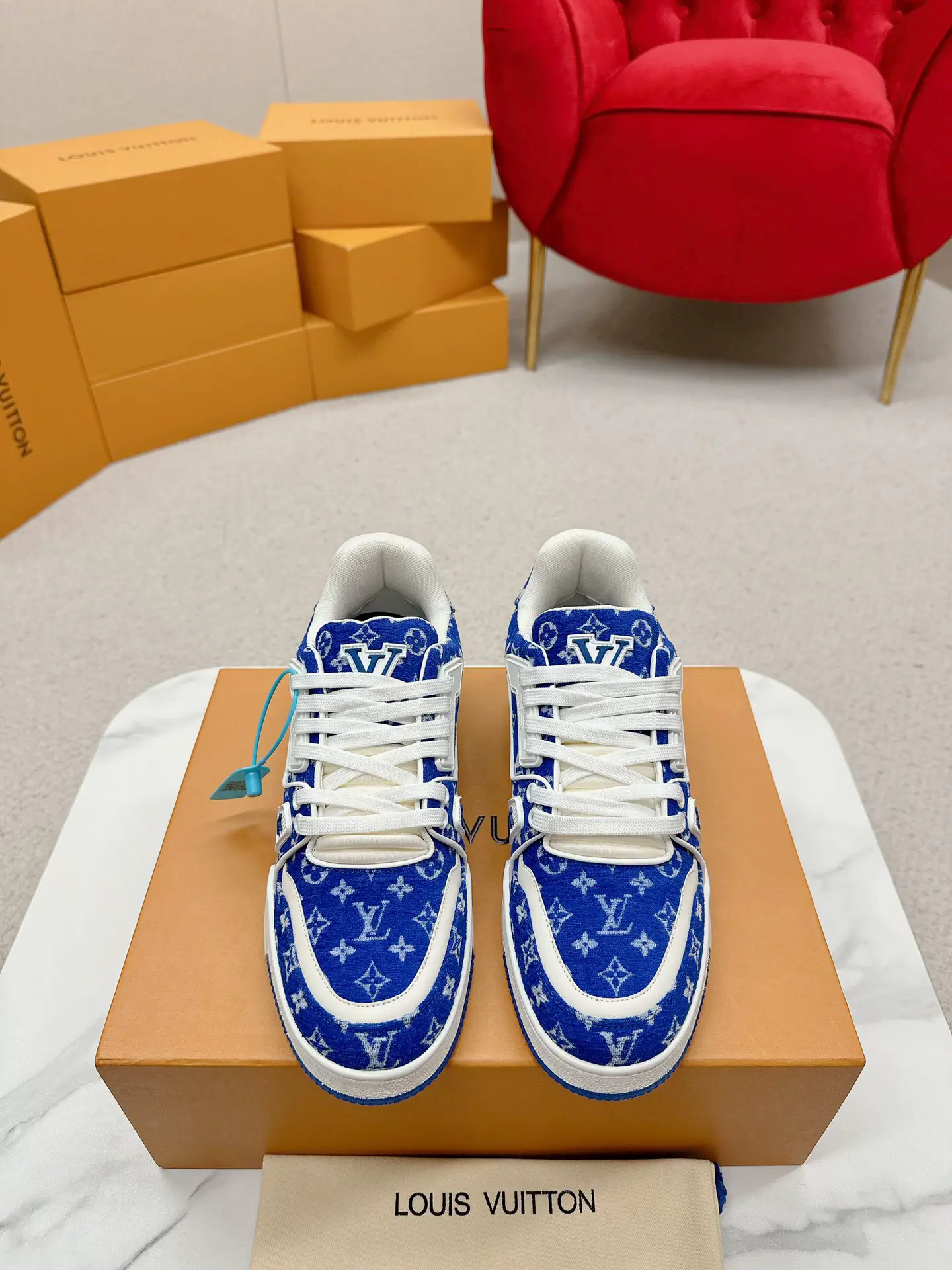 LV TRAINER MAXI รองเท้าผ้าใบสไตล์คู่รัก ( งานพรีเมี่ยม จัดส่ | แกลเลอรี ...