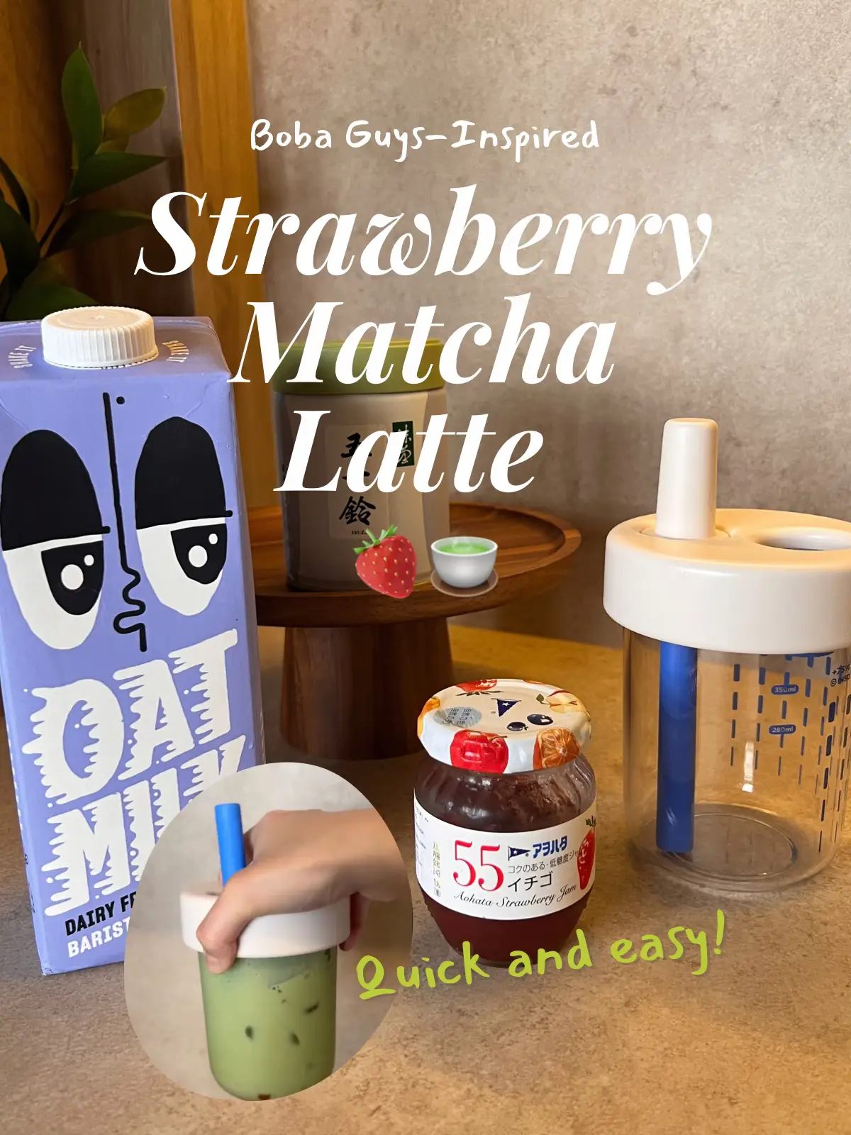 🍓🍵Boba Guys-inspired Strawberry Matcha Latte At Hm | Gallery Posted By ...