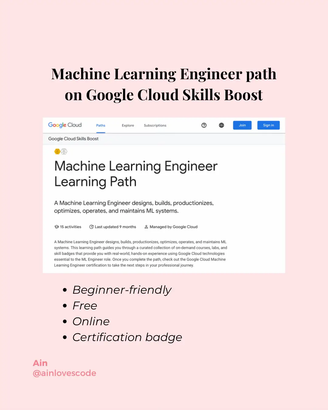 Learn machine learning free 2024 online