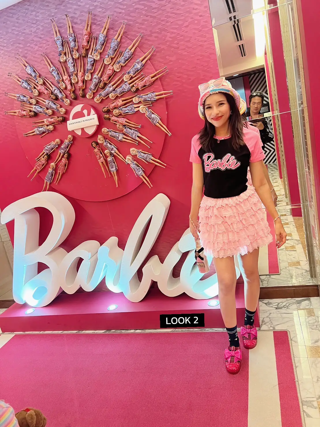 最新Barbieコラボスカートひざ丈スカート - navalpost.com