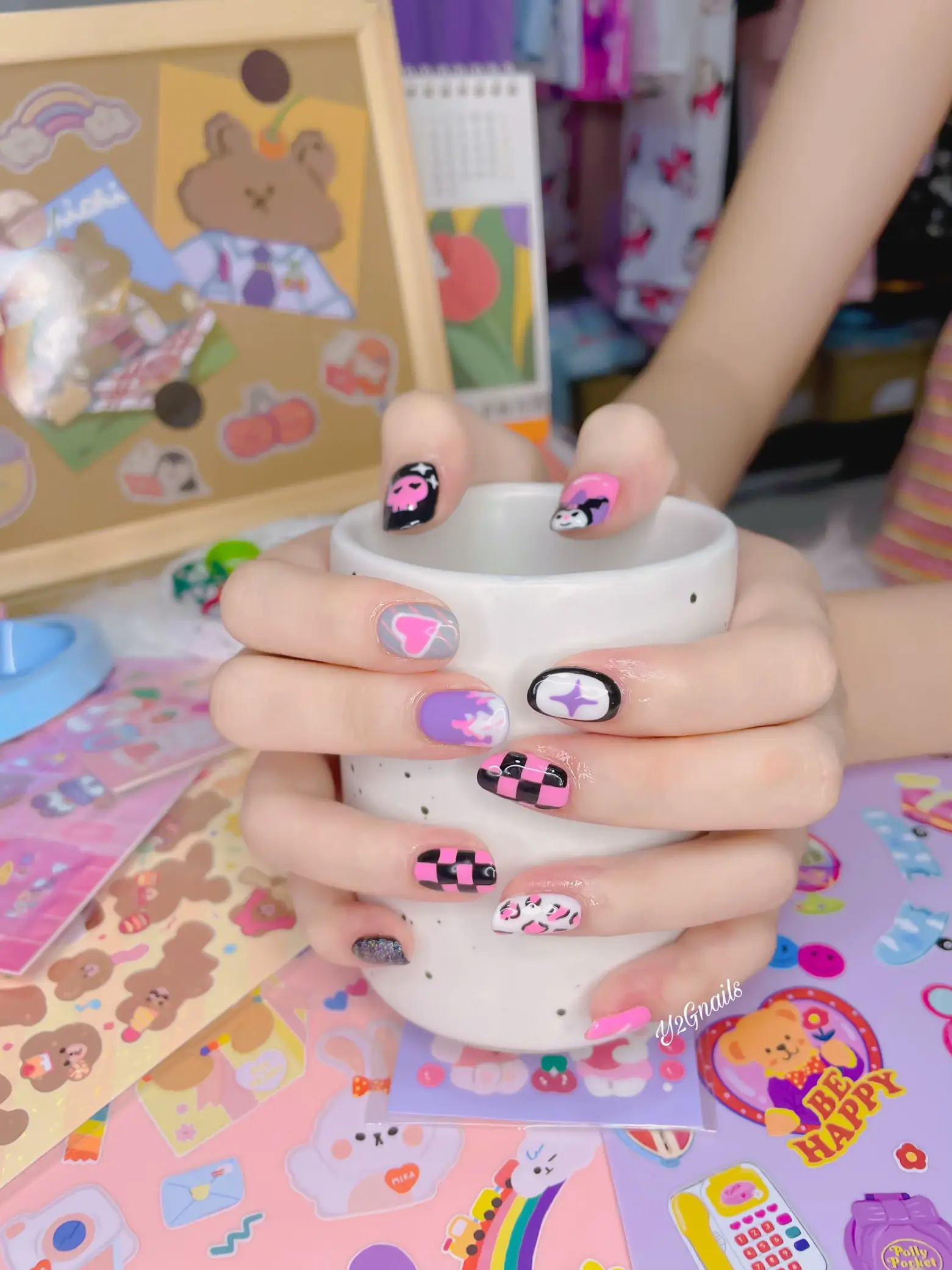 Polly Pocket Nails Are the Nostalgic Mani We'll Be Wearing All Spring