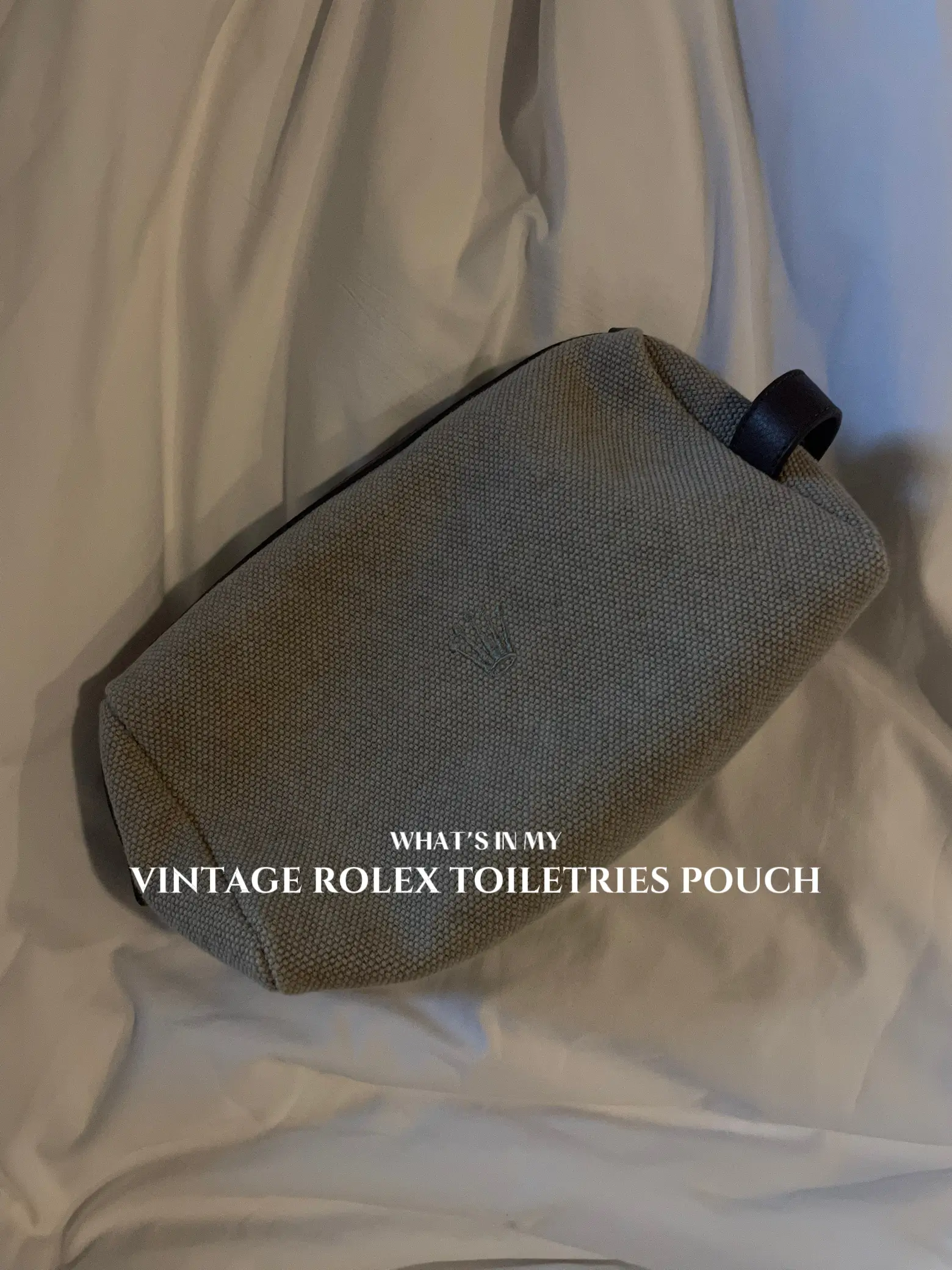 Rolex best sale toiletry bag