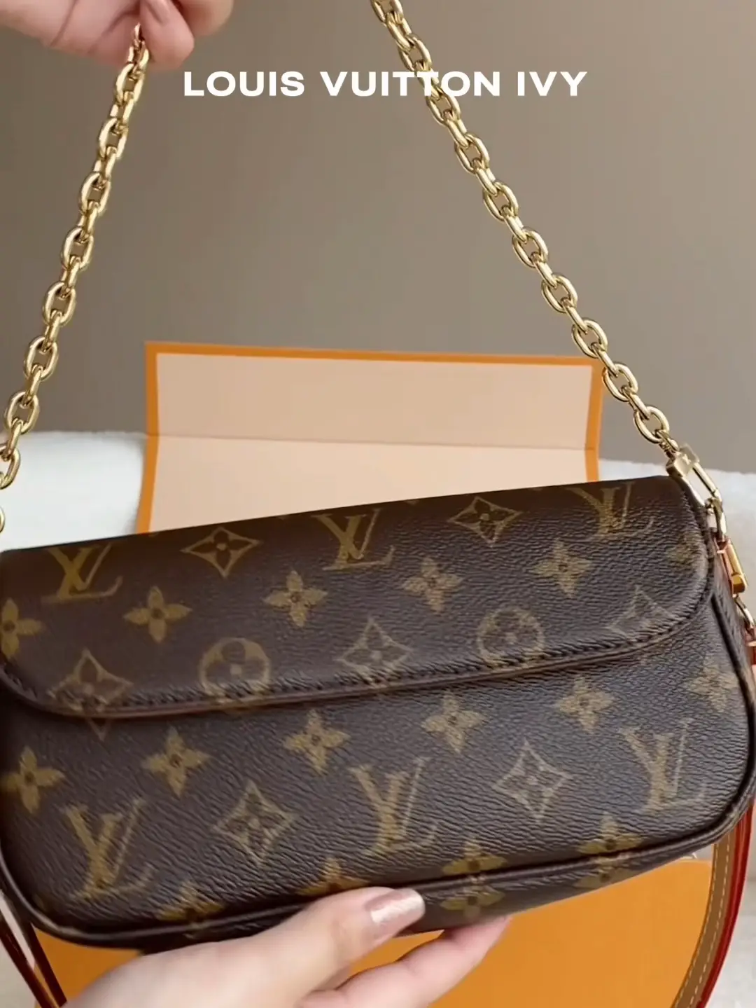 What firs in my Louis Vuitton Walket on Chain Ivy #louisvuitton #louis, LOUIS  VUITTON