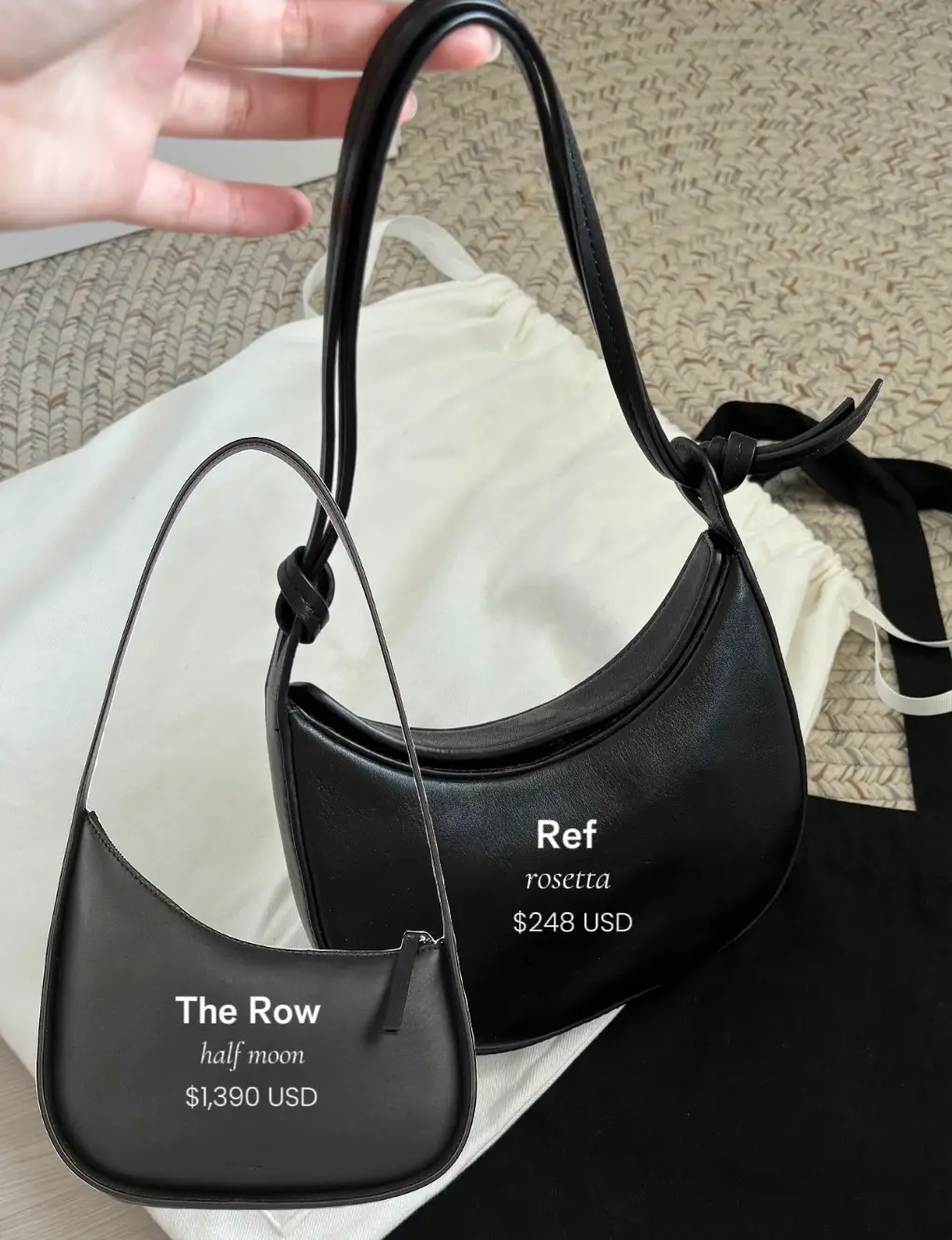 1 5 the price of the viral The Row bag Gallery posted by