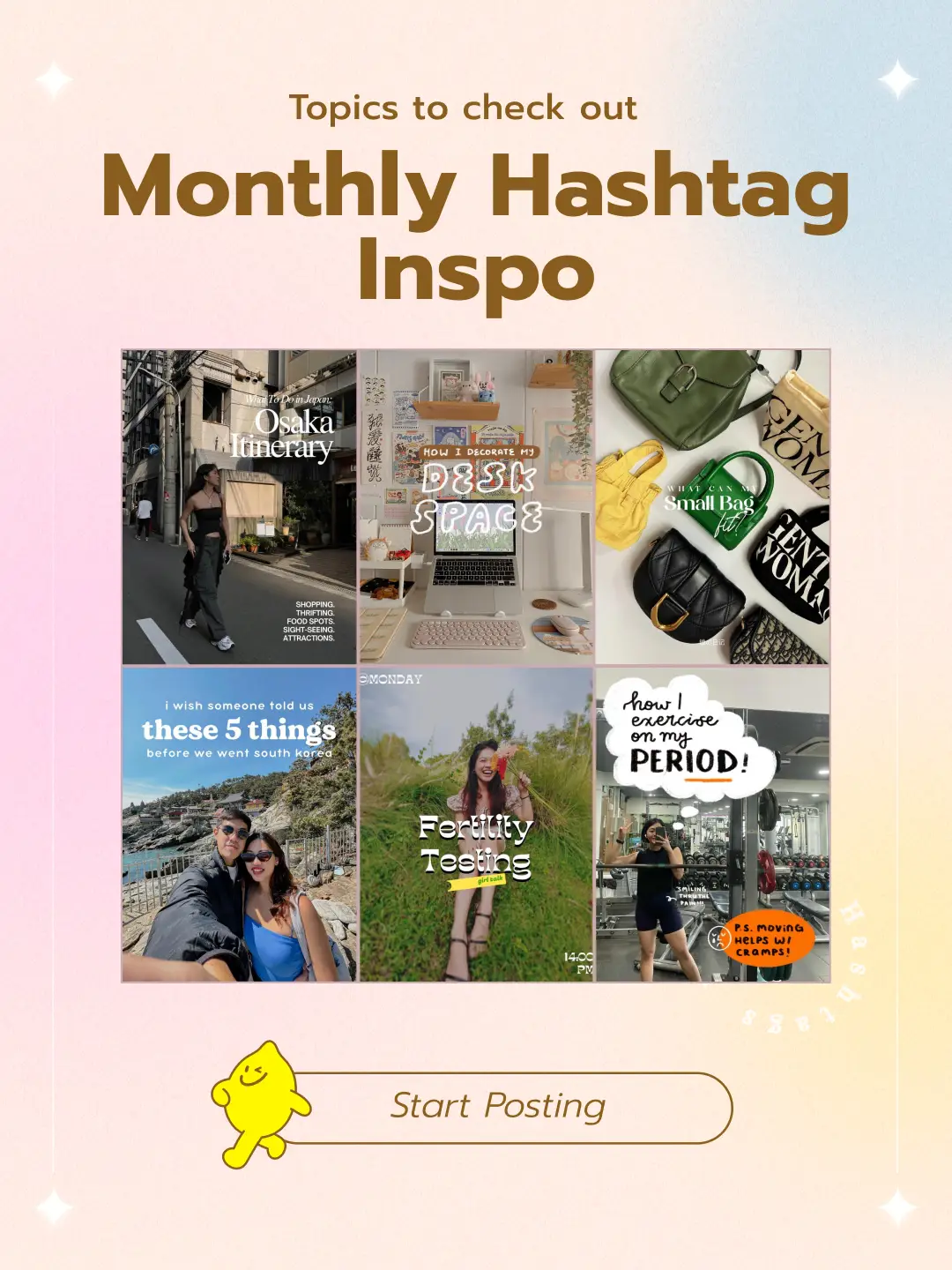Monthly Hashtag Inspo ✨'s images