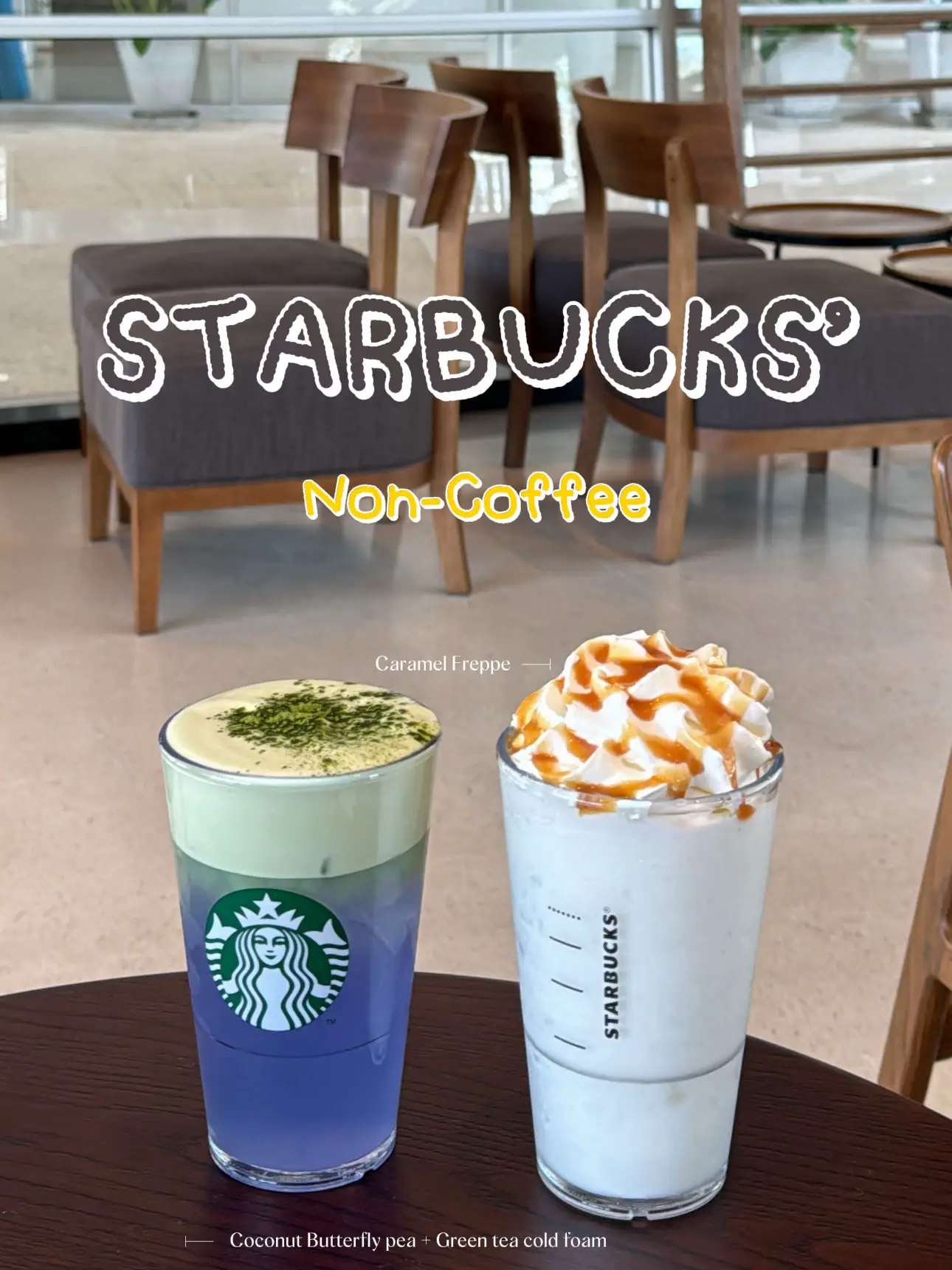 Starbucks Non-Coff เมนูสำหรับคนไม่ทานกาแฟ ☕️ | แกลเลอรีที่โพสต์โดย ...