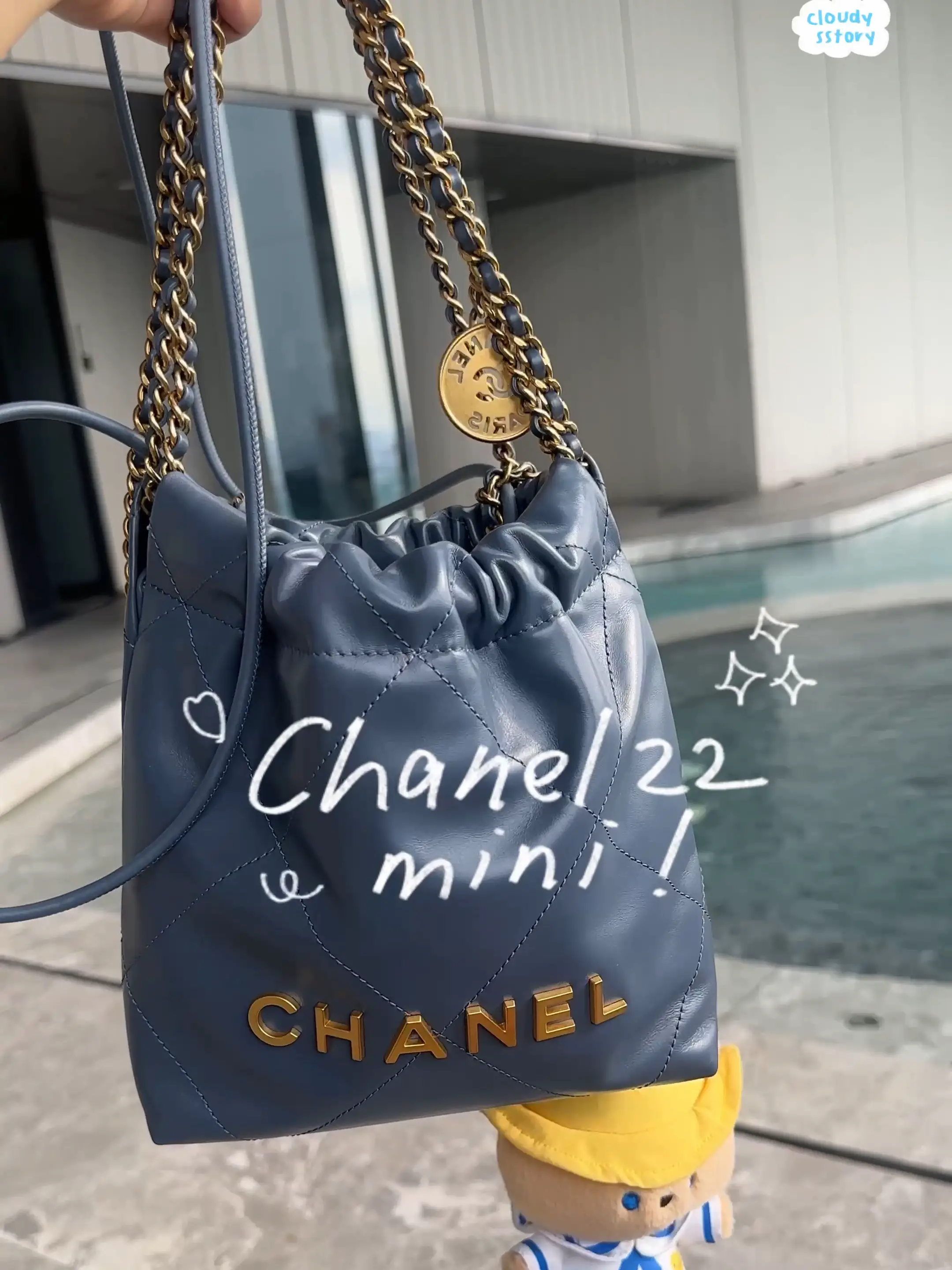 Should the chanel22 mini bag be pounded? 💌, Video published by  cloudysstory