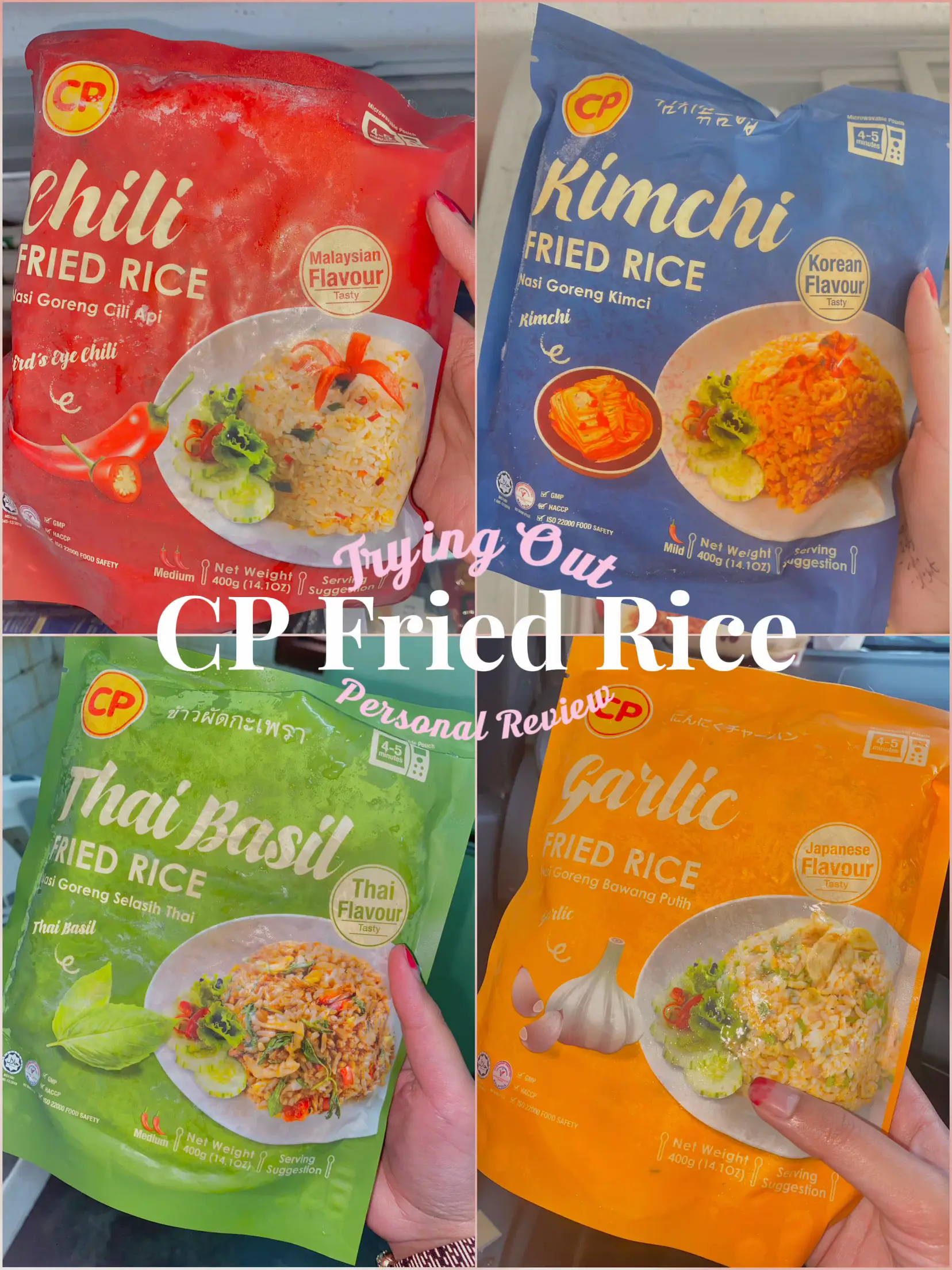 [REVIEW] I tried all flavours of CP Fried Rice 🥄 | Galeri disiarkan ...