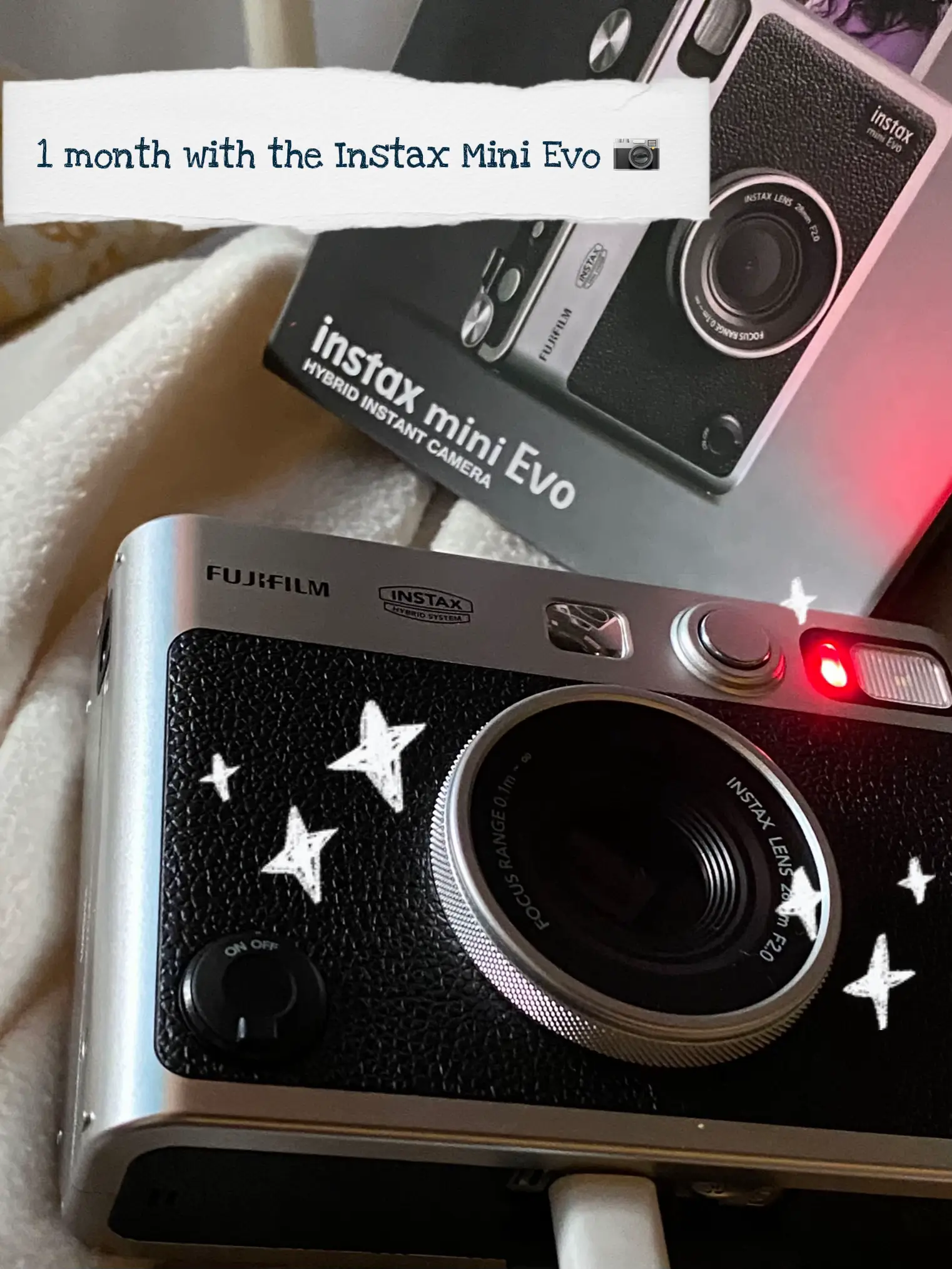 Instax Mini Evo Instant Film Camera - Black : Target