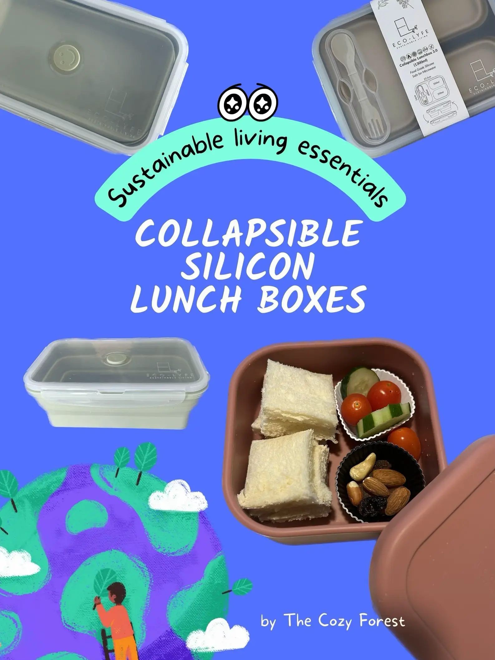 The Zero Waste People Bento Box (1.1L) - Hello Green