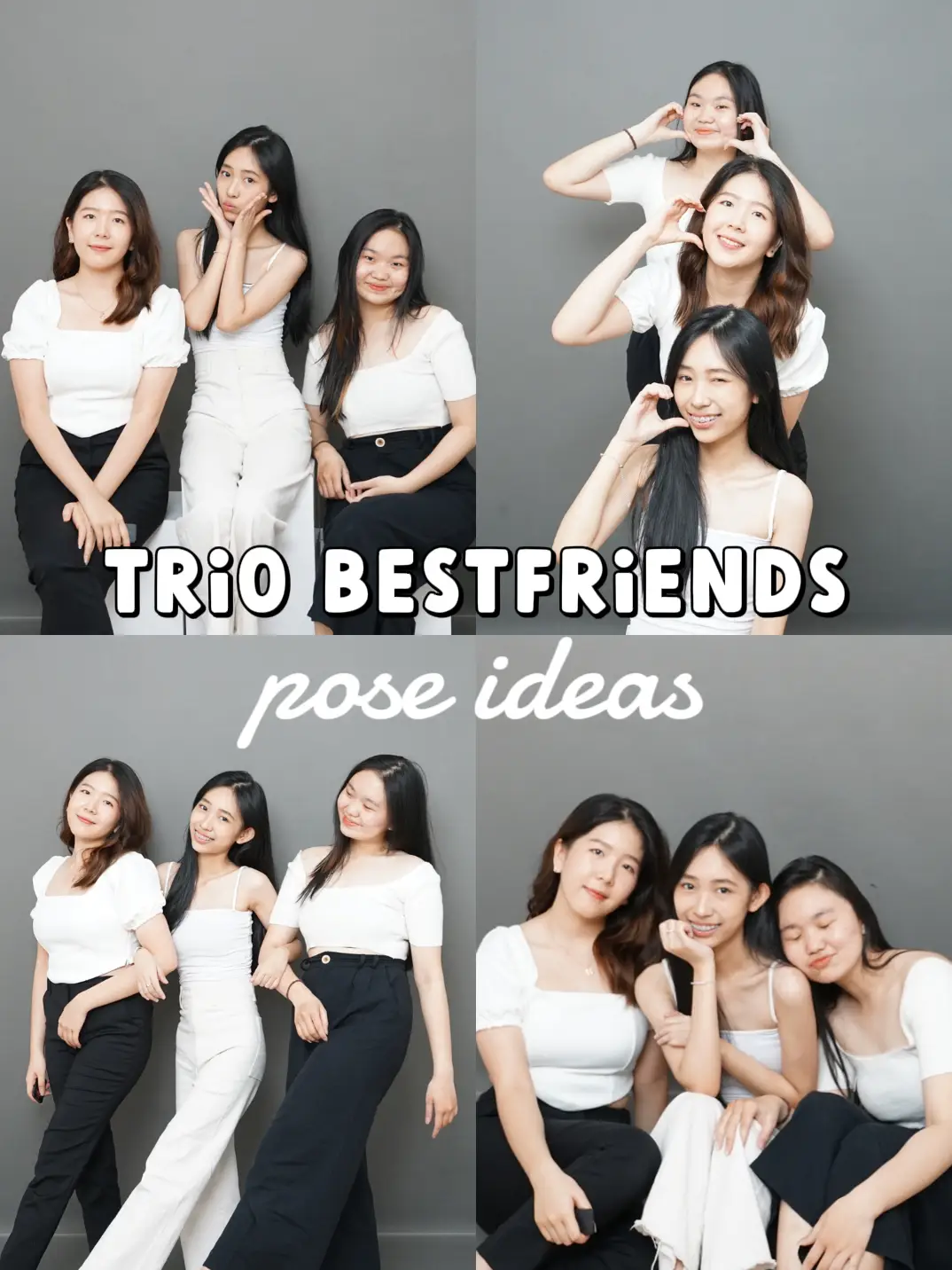 TRIO BESTFRIENDS POSE IDEAS💡 | Gallery posted by Stella Larissa | Lemon8