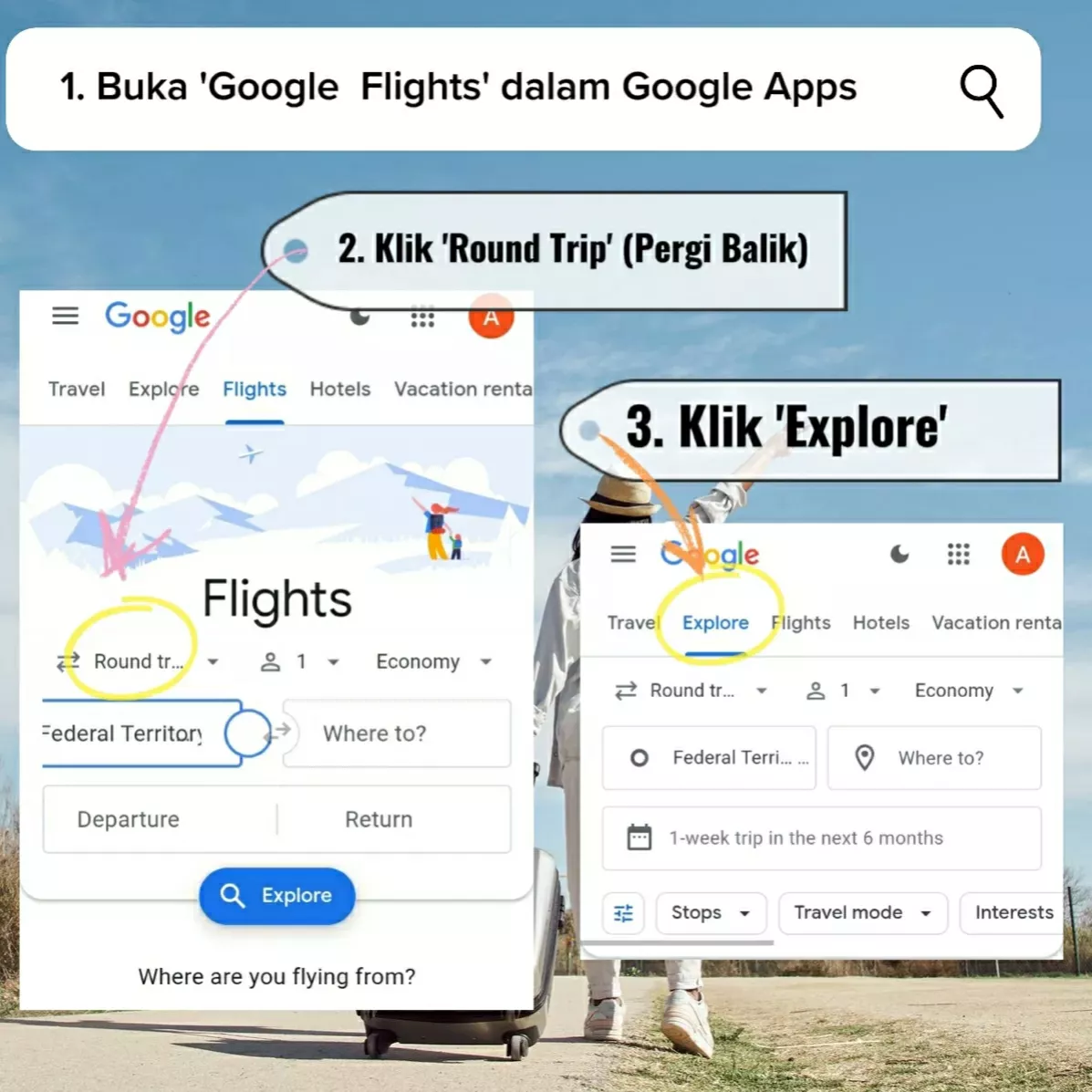 CARA Dapat Tiket Flights MURAH!! | Galeri Disiarkan Oleh Aimi Rahman ...