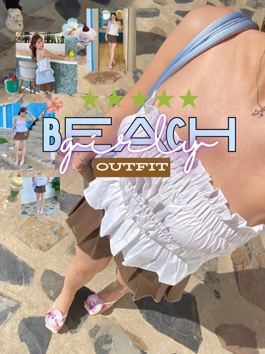 Beach outfit sweet girl but not greasy 🌺 | Gallery posted by ployphanr |  Lemon8