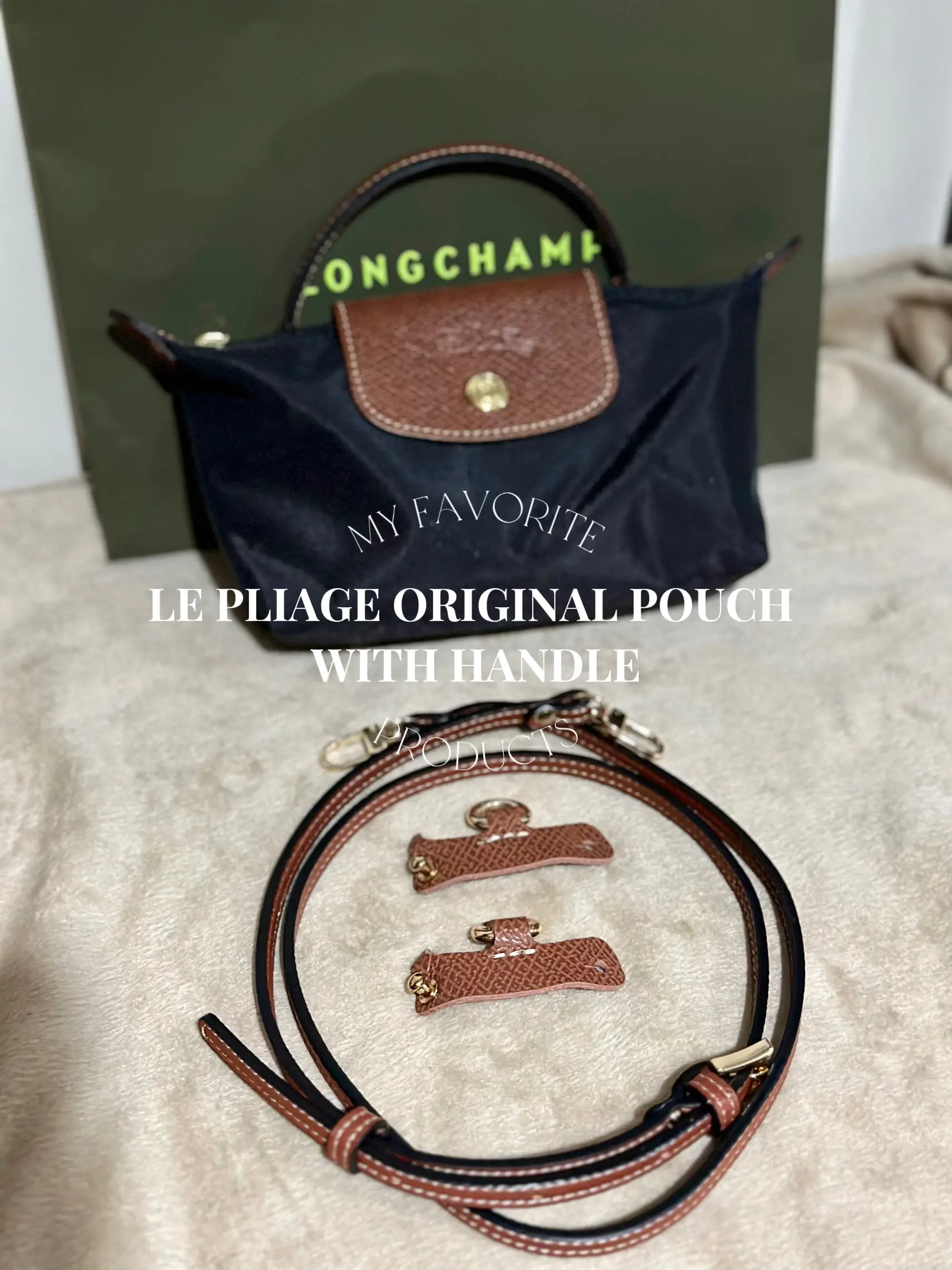 Longchamp Le Pliage Original Pouch - Black