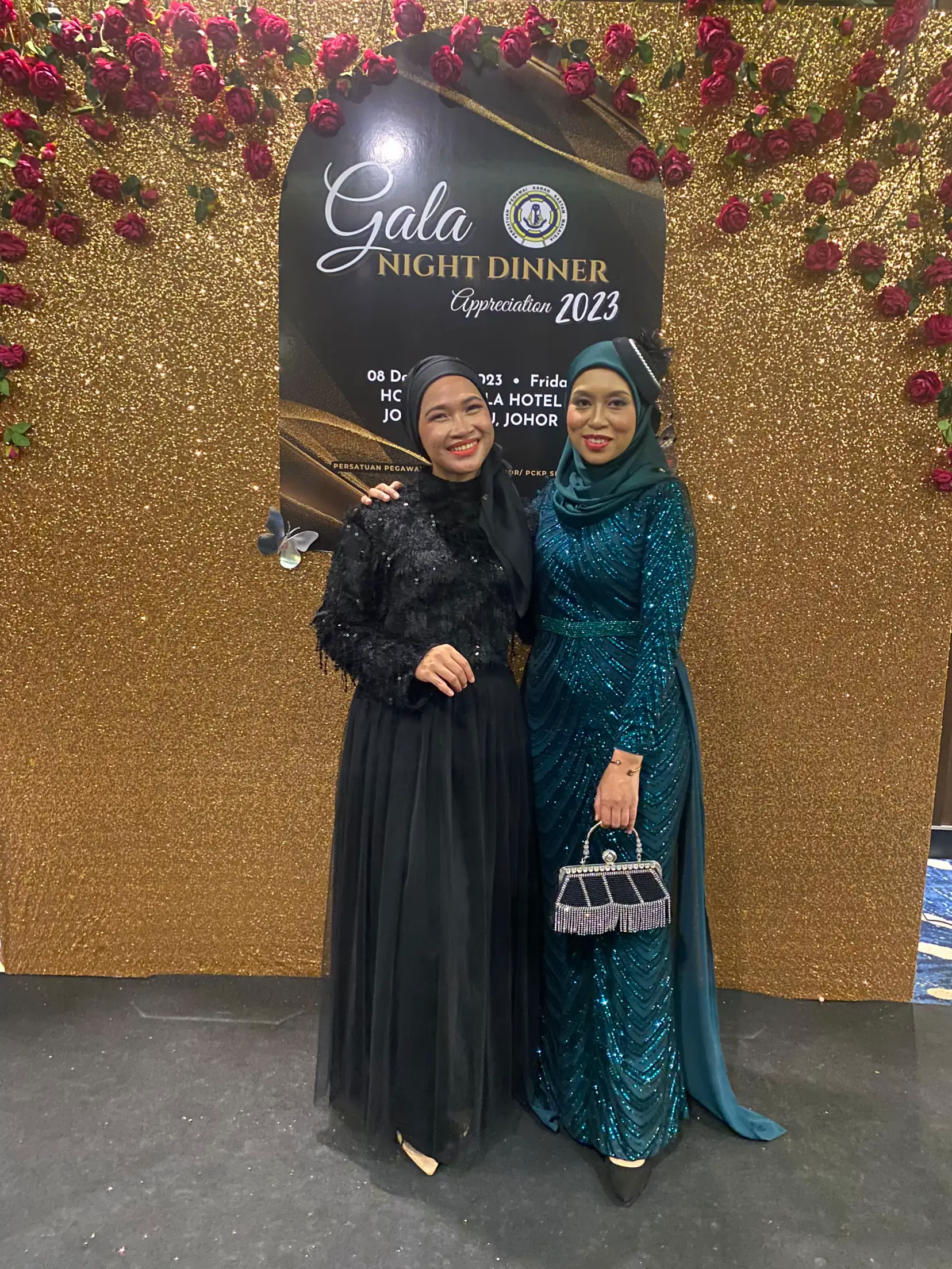 Muslimah glamour 2024 dress for dinner