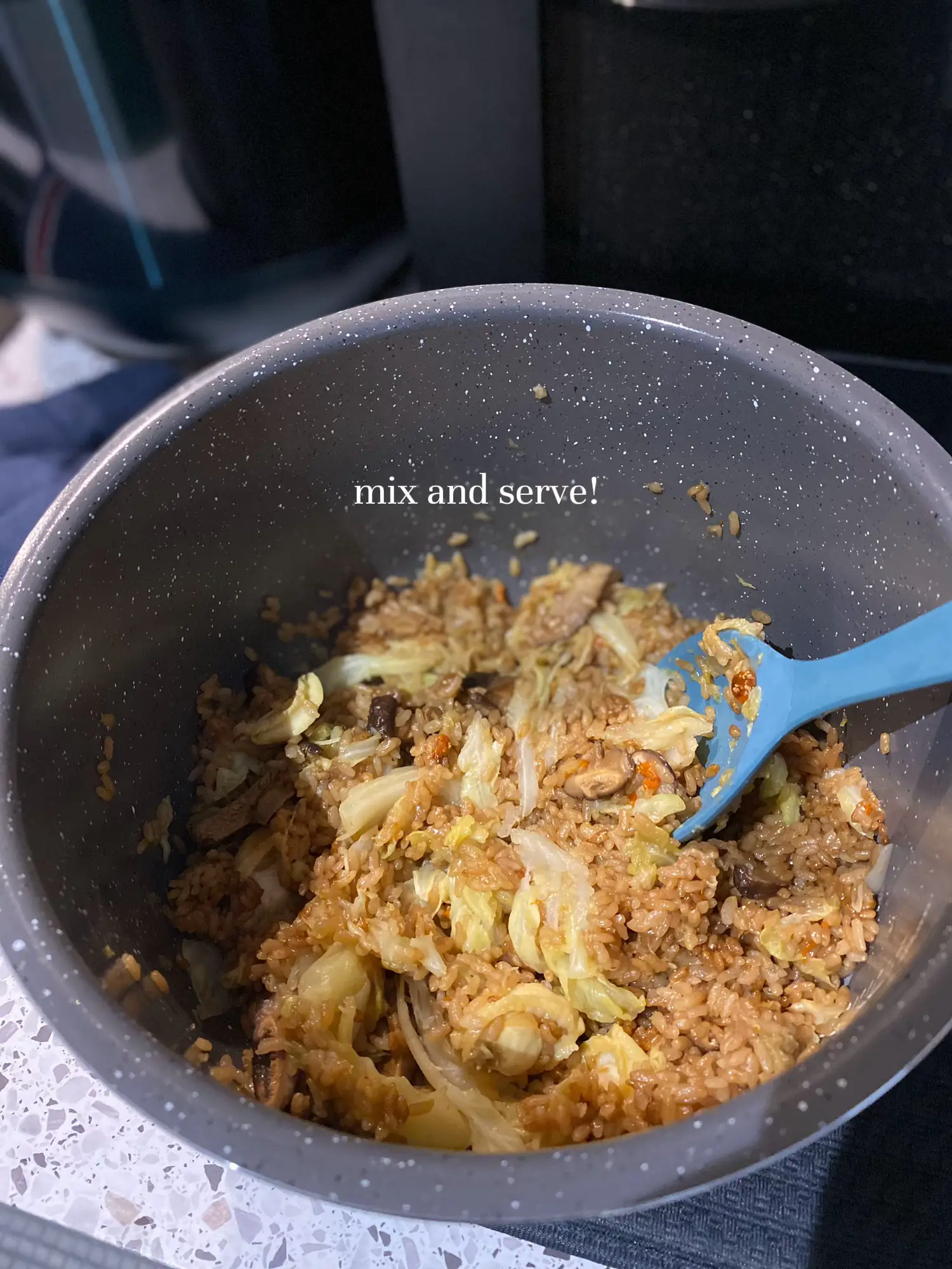 one-pot ricecooker cabbage rice 🥬🍚 | Gallery posted by rachel? | Lemon8