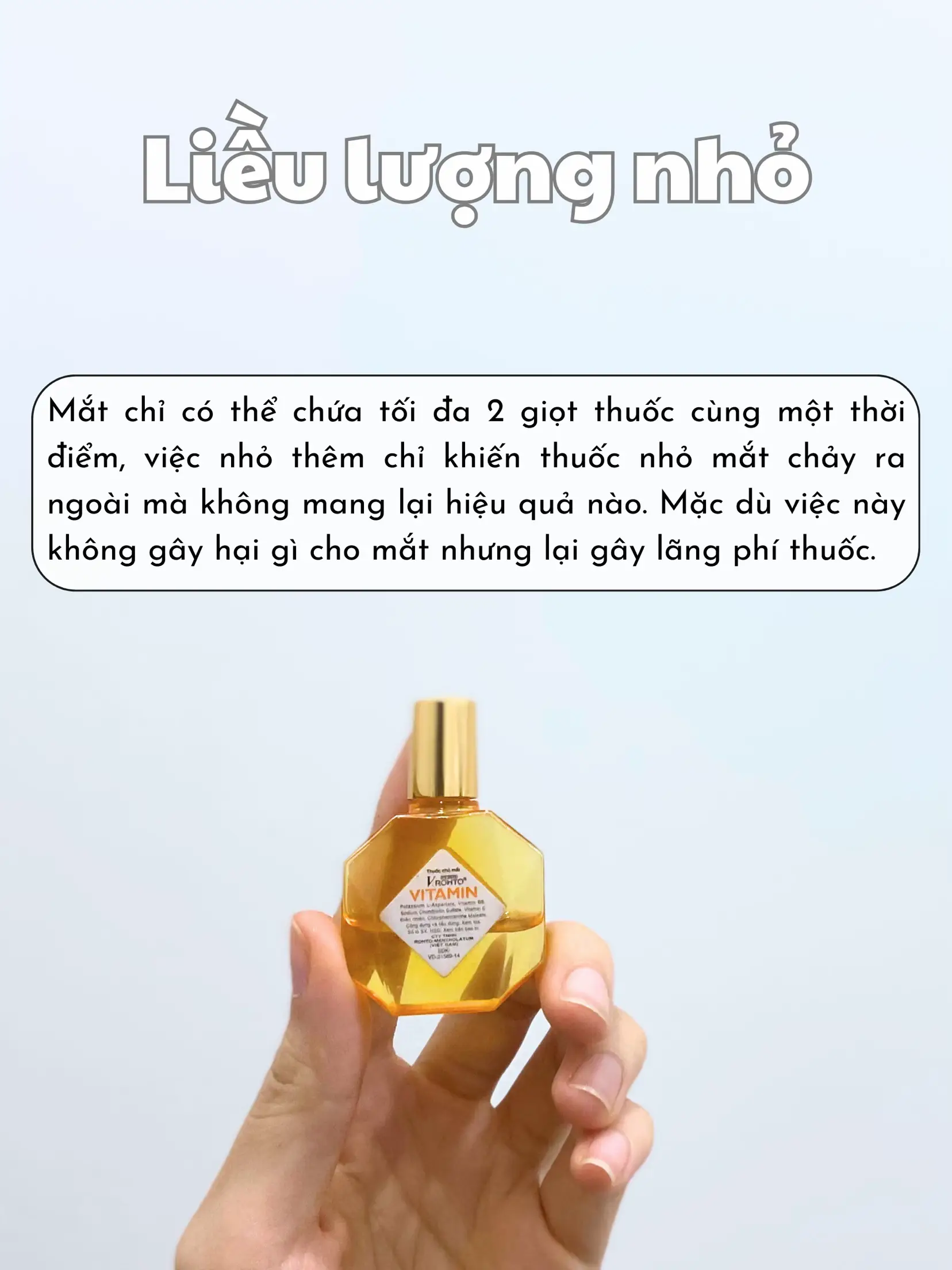 4. Cách sử dụng thuốc nhỏ mắt Rohto đúng cách