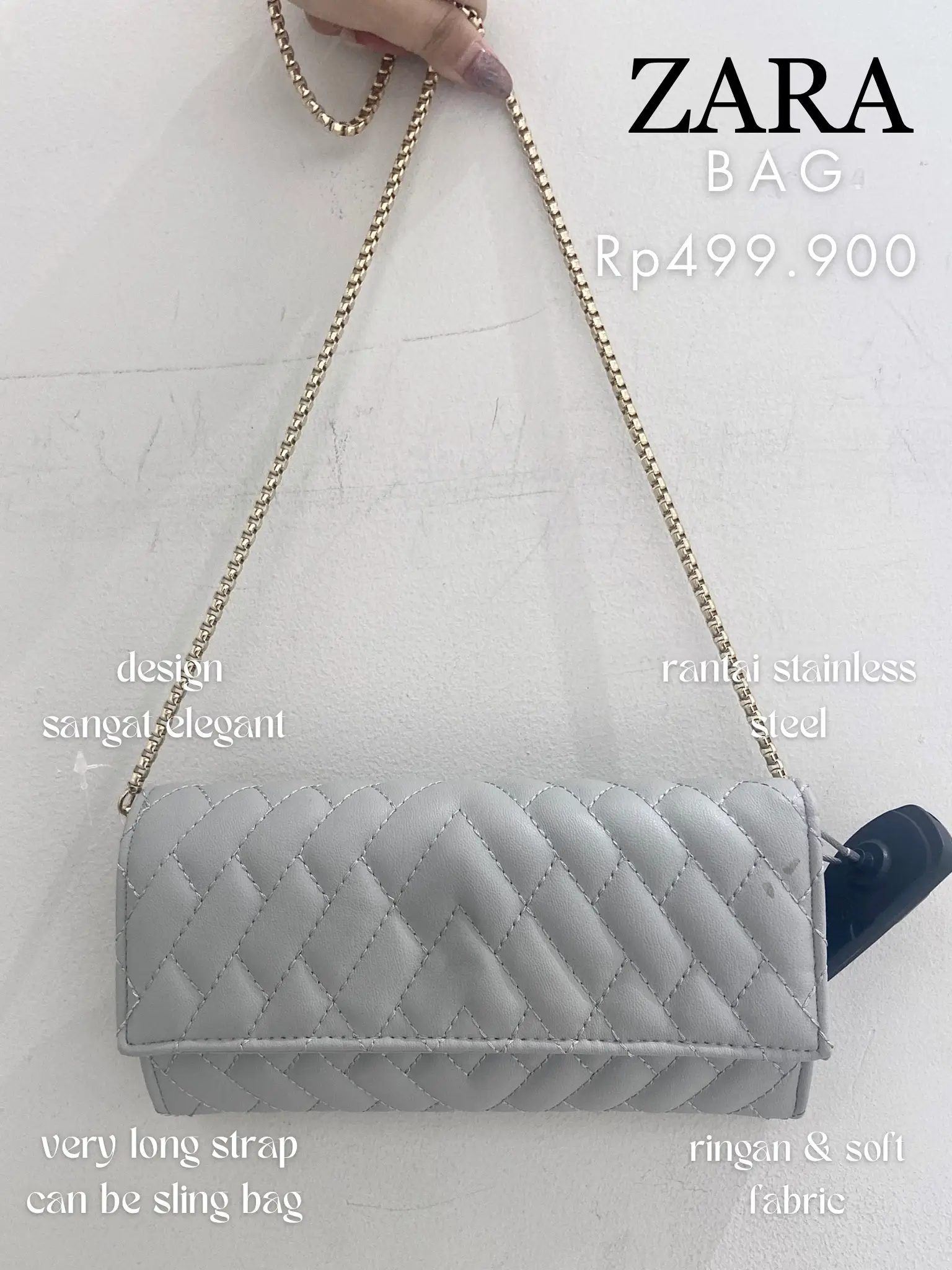 Bag Review: Zara Quilted Chain Shoulder Bag 