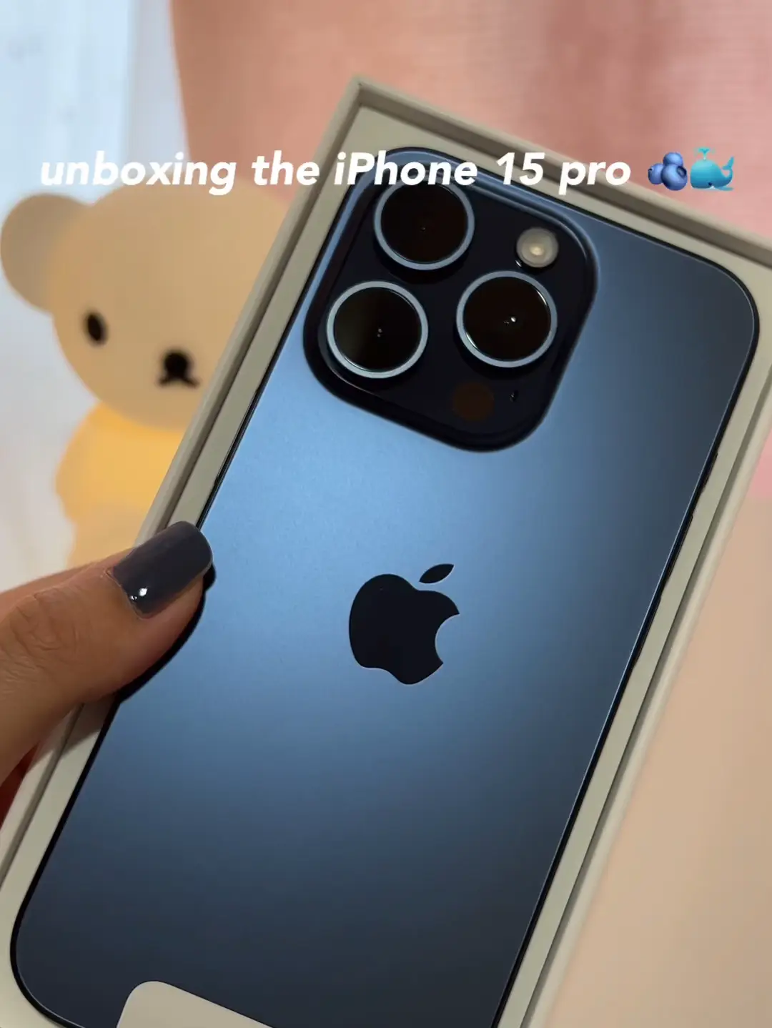 iPhone 15 UNBOXING - BLUE and SET UP! 